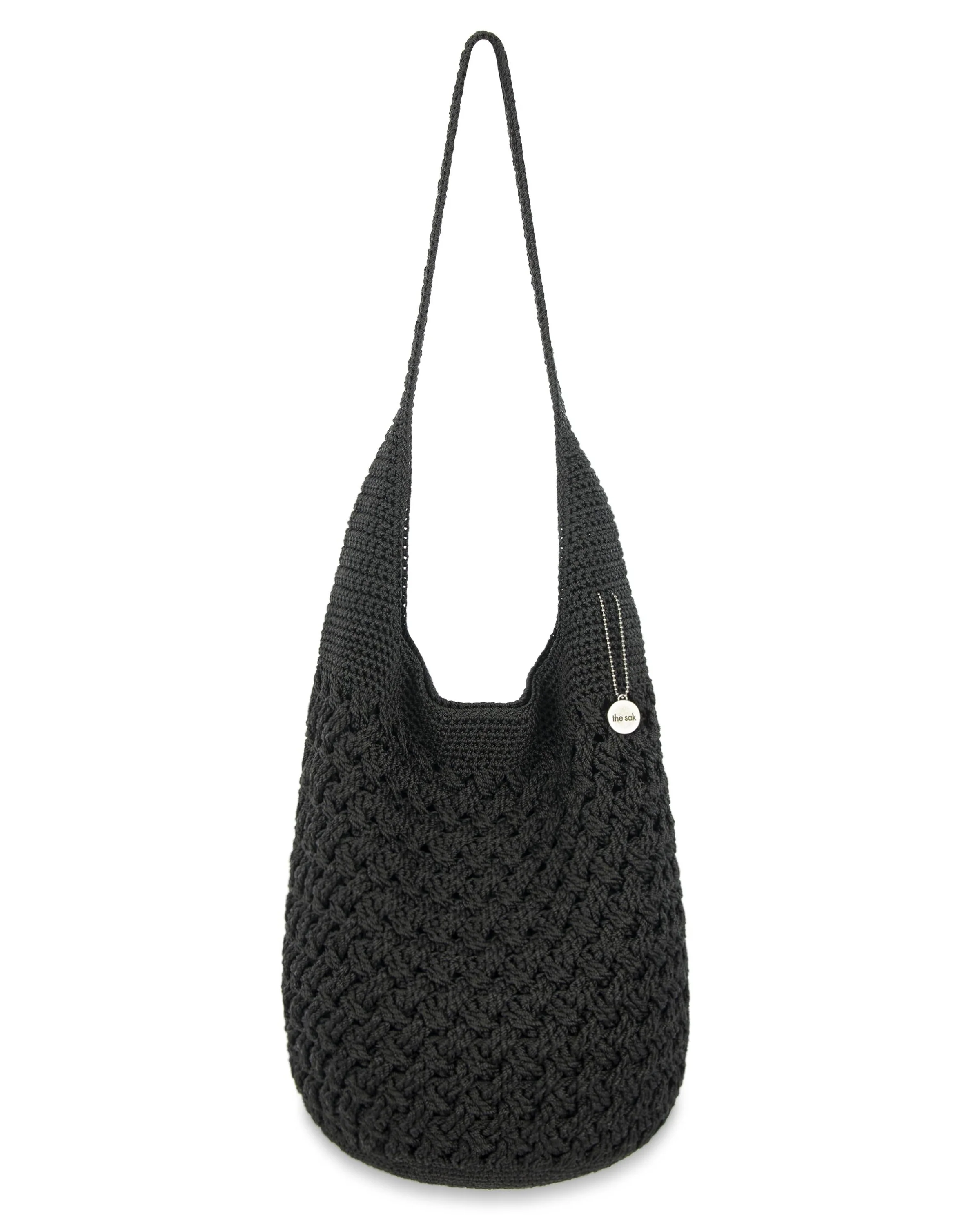120 Hobo - Hand Crochet - Black Cozy Weave