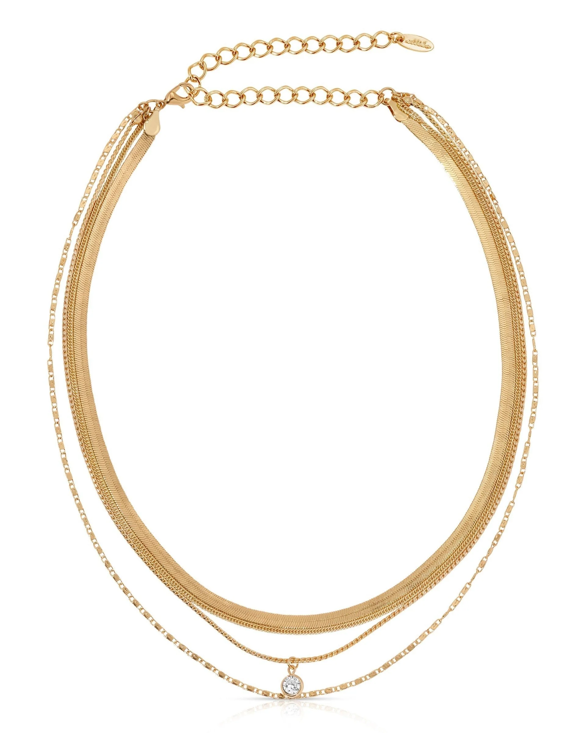 All the Chains Layered Necklace - Image 3