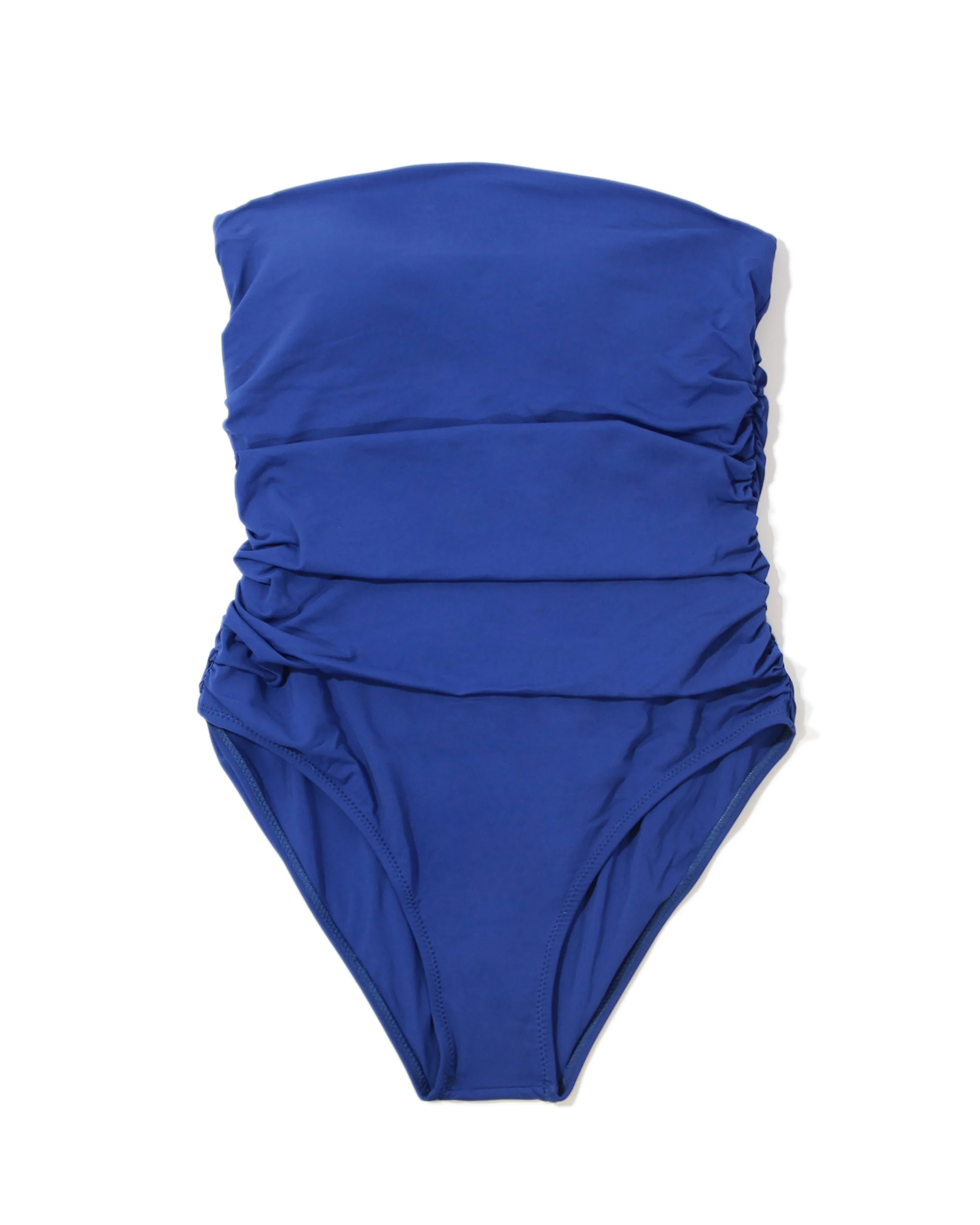 Bandeau One Piece Swimsuit Poolside Blue - Image 3