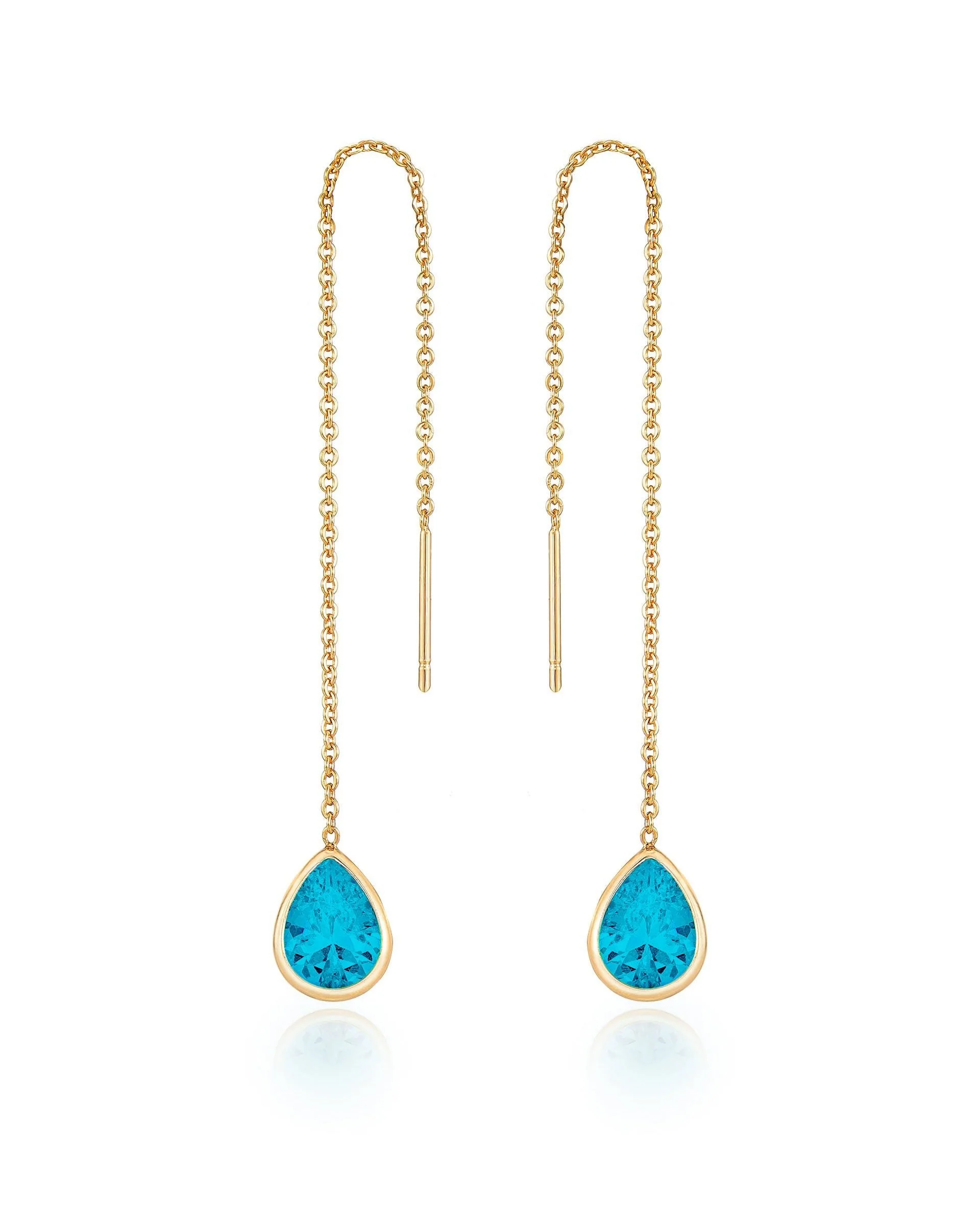 Barely There Chain and Crystal Dangle Earrings - Image 13