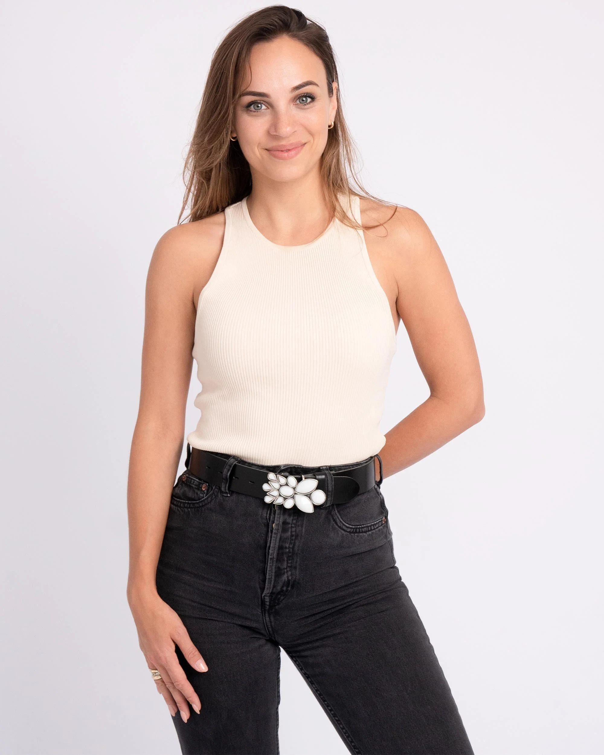 Bari | Belt Buckle Shiny Silver - Image 3