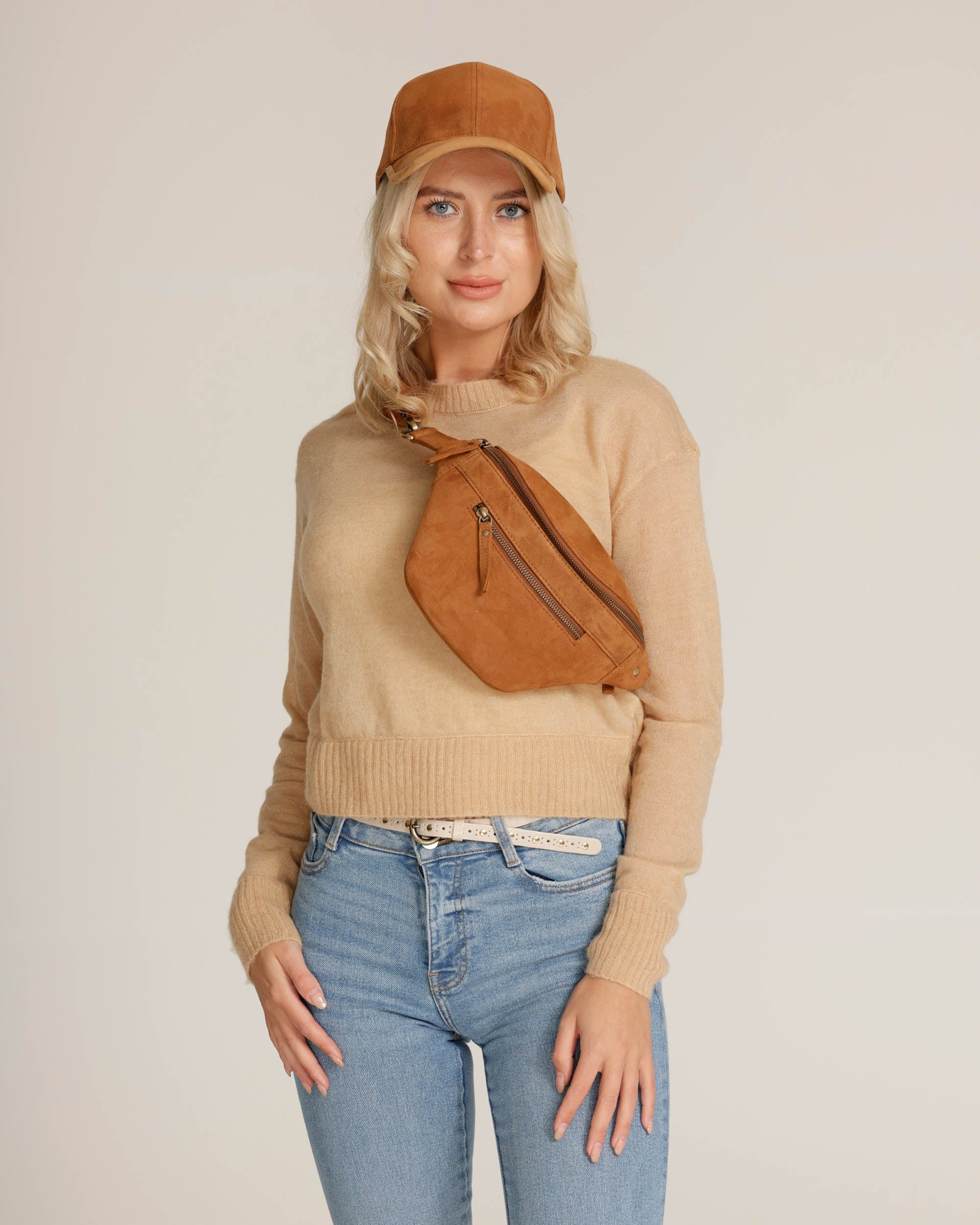 Belle | Suede Leather Belt Bag - Image 5