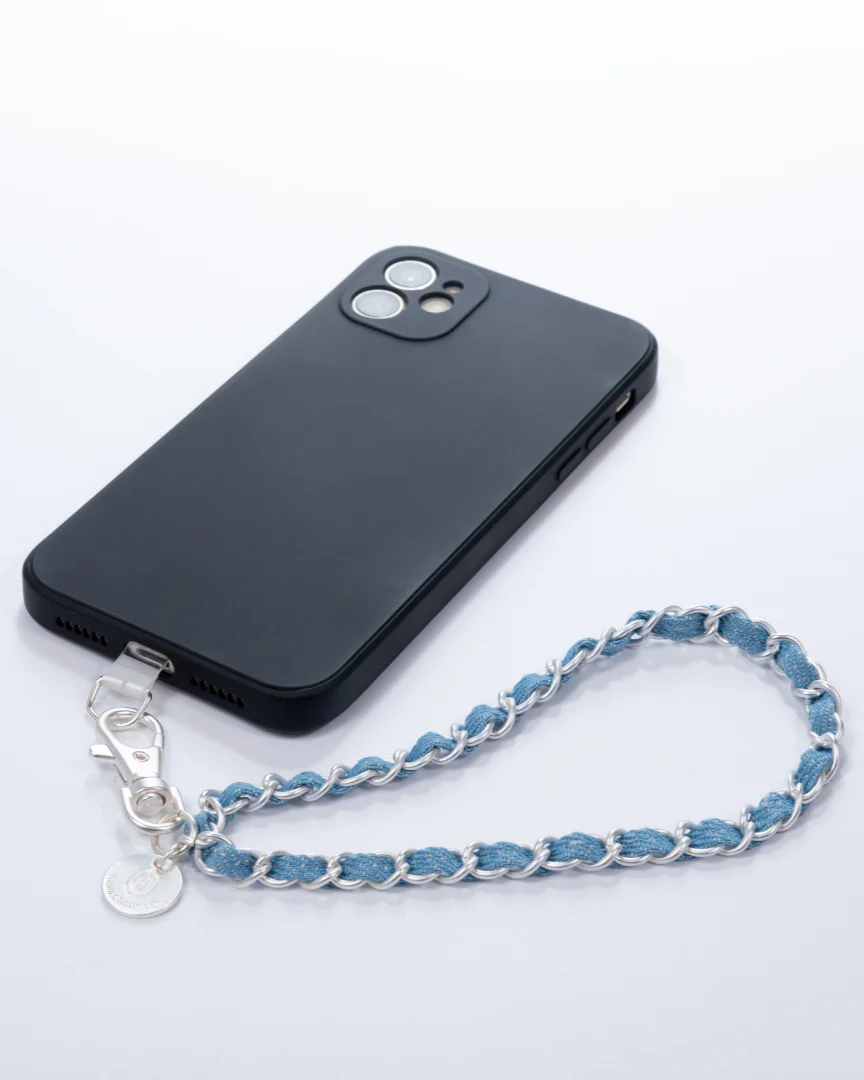Blue Jeans Phone Wristlet