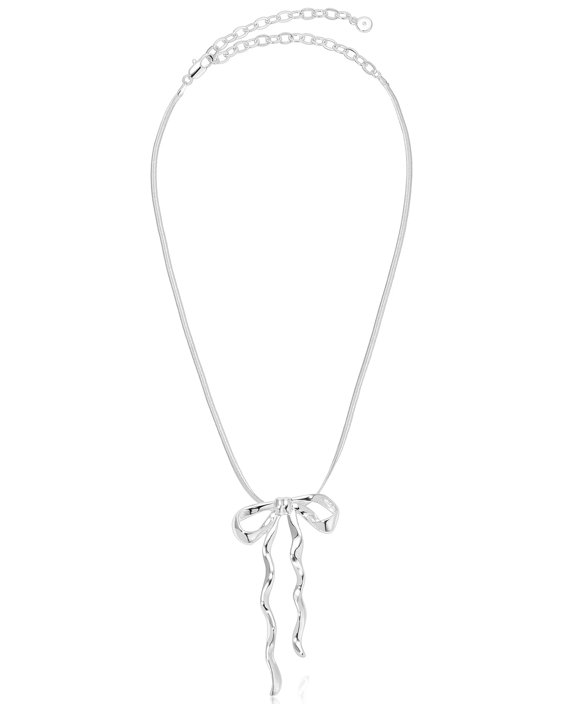Bow Organica Pendant Necklace - Image 5