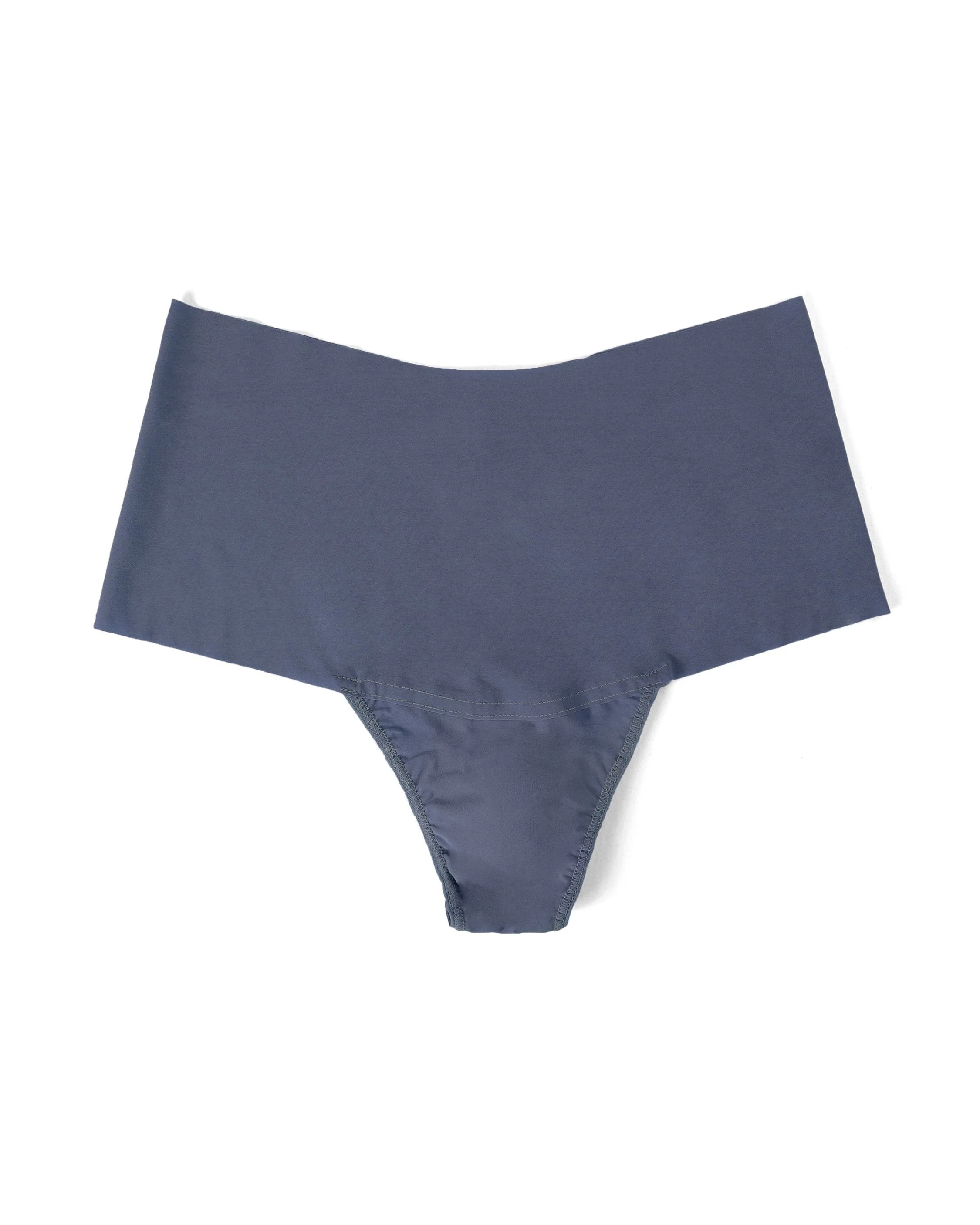 BreatheSoft® High Rise Thong Granite Grey - Image 3