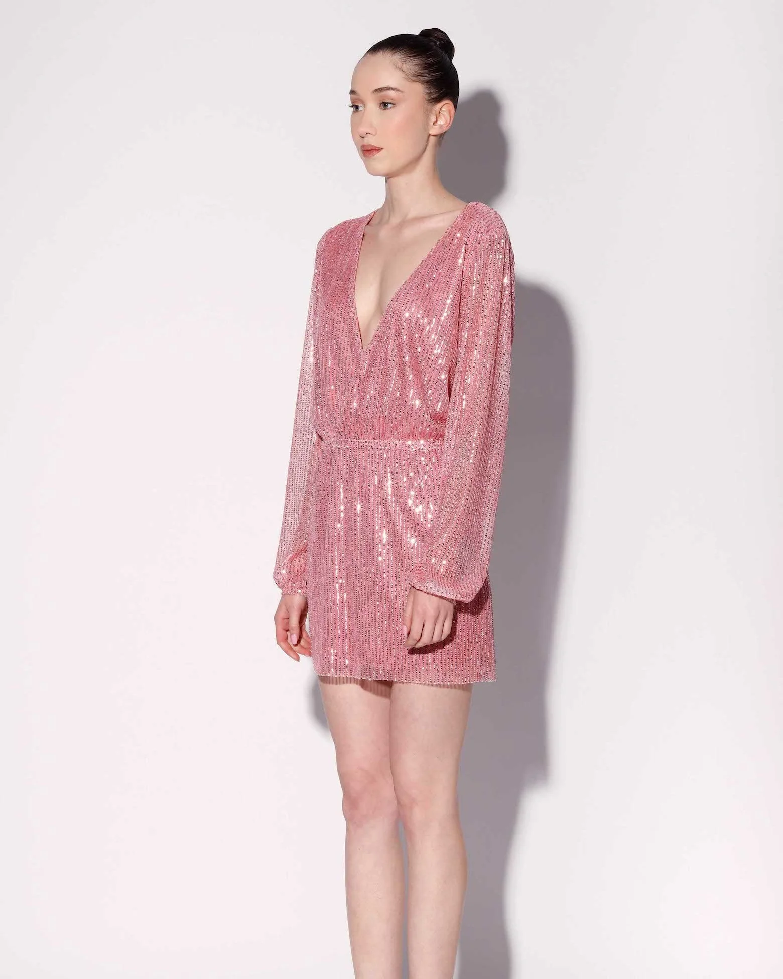 Callypso Dress, City Sequin Rose - Image 3