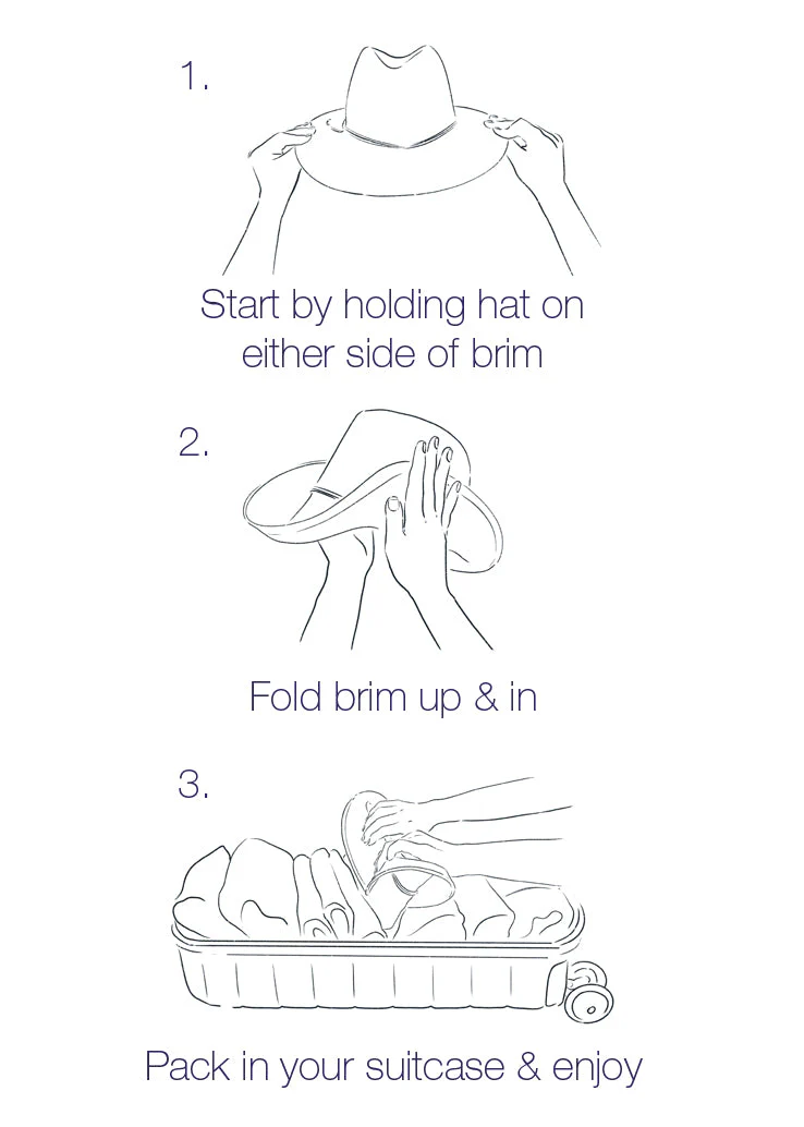 Canvas Packable Sun Hat - Image 6