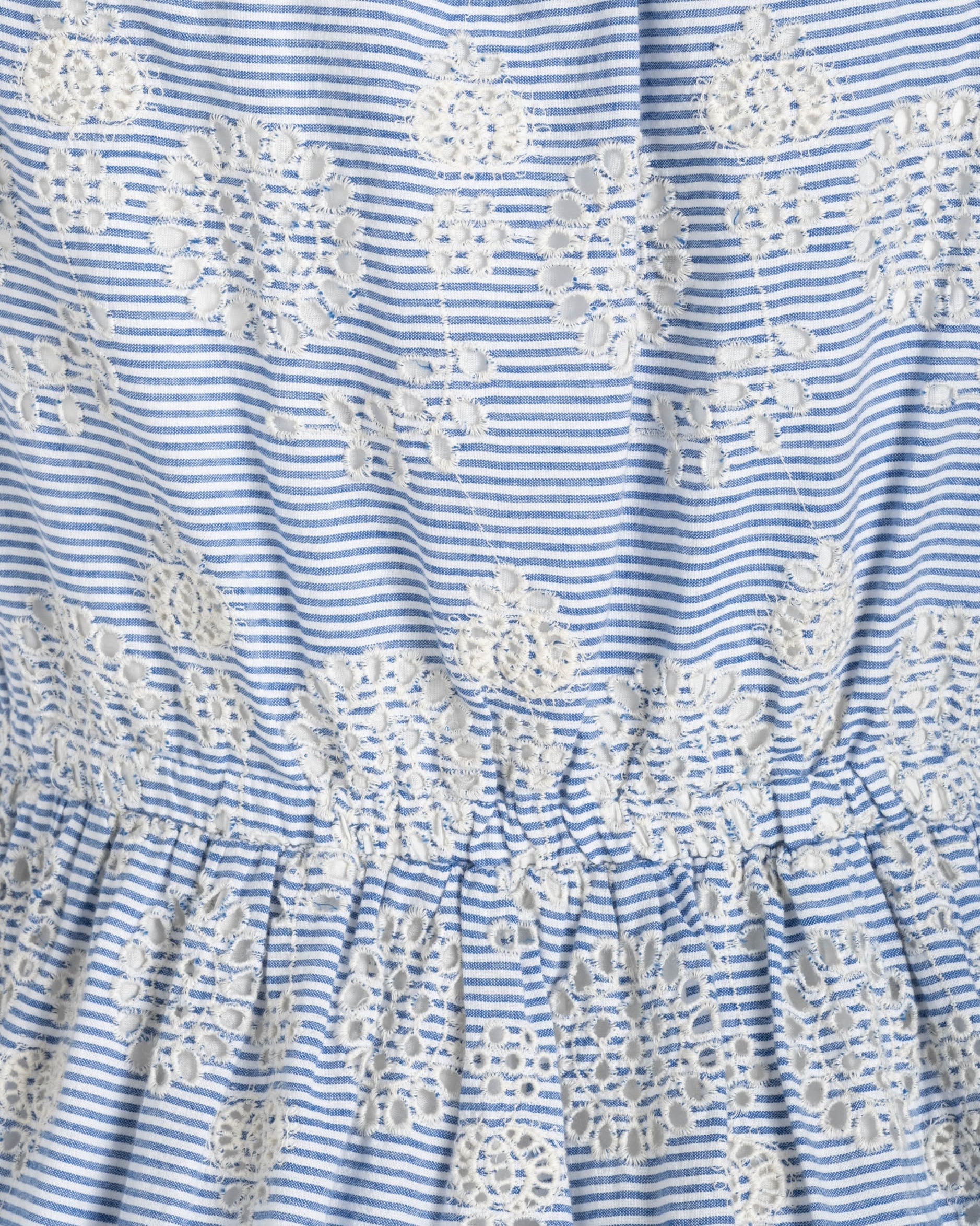 Charlotte Dress In Sky/Natural Eyelet - Image 6