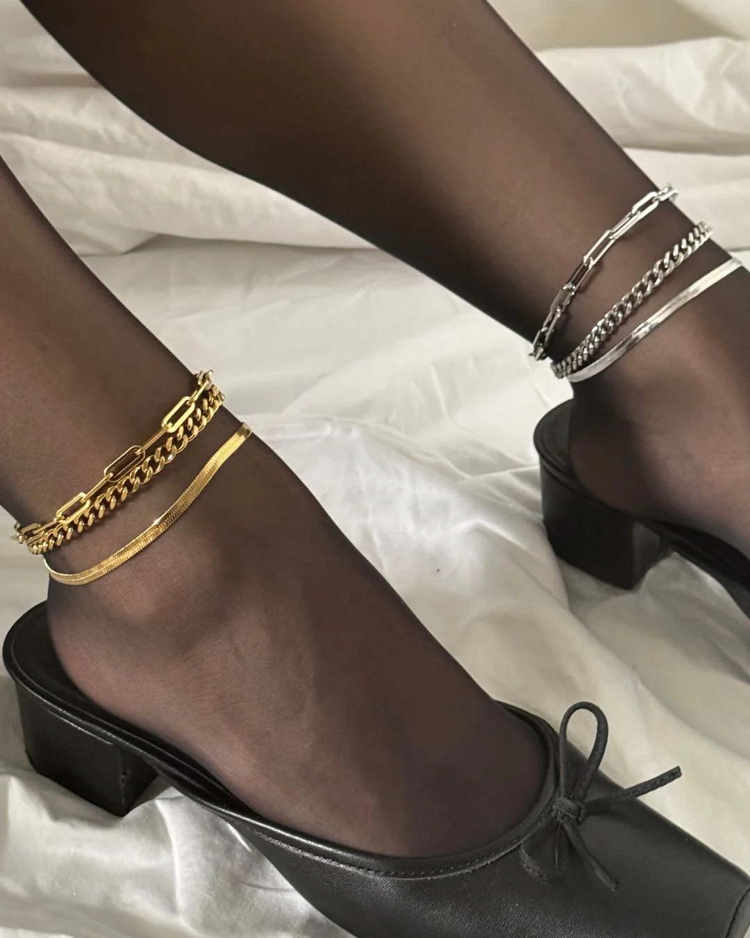 CINTHIA ANKLET SET GOLD - Image 3