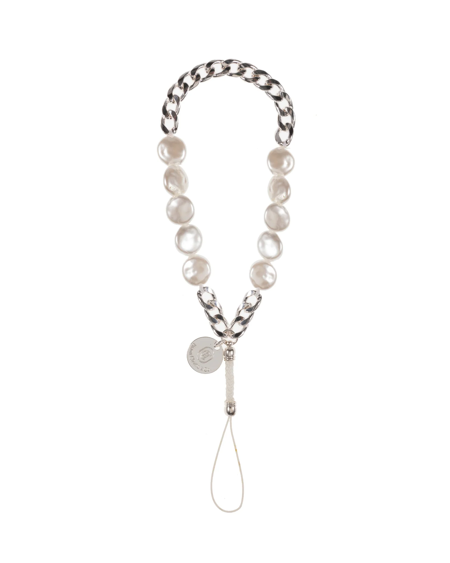 Crown Jewels Silver Phone Charm