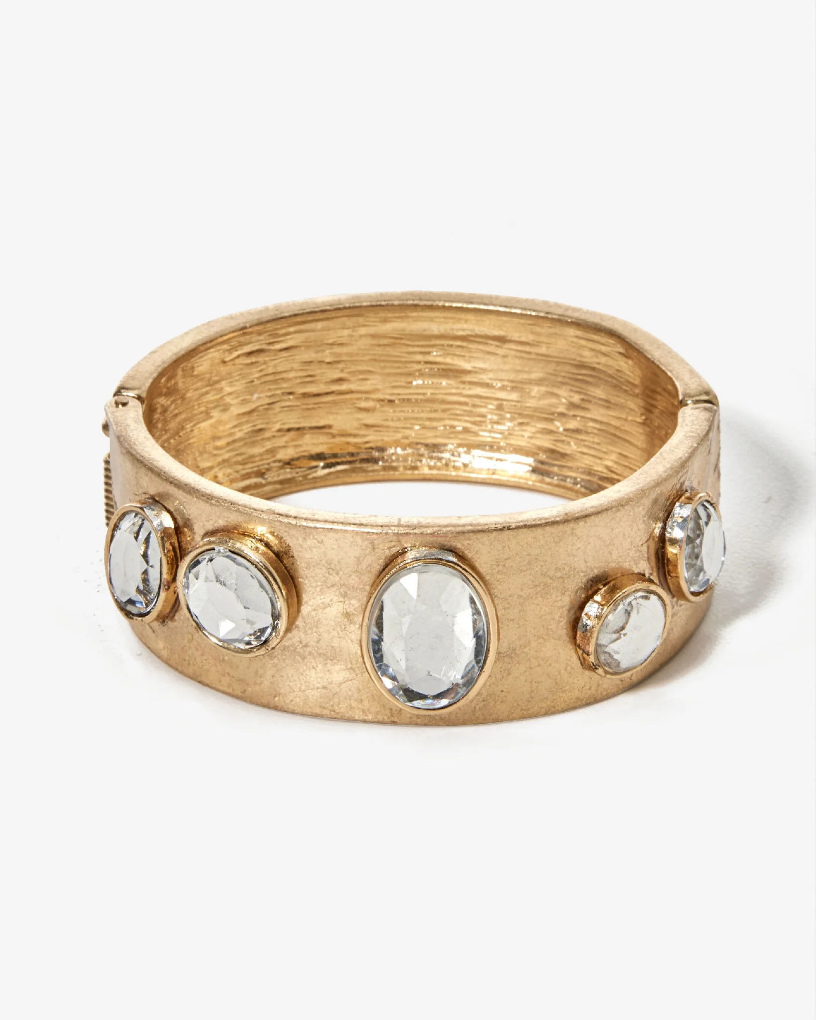 Crystal Gem Cuff Gold