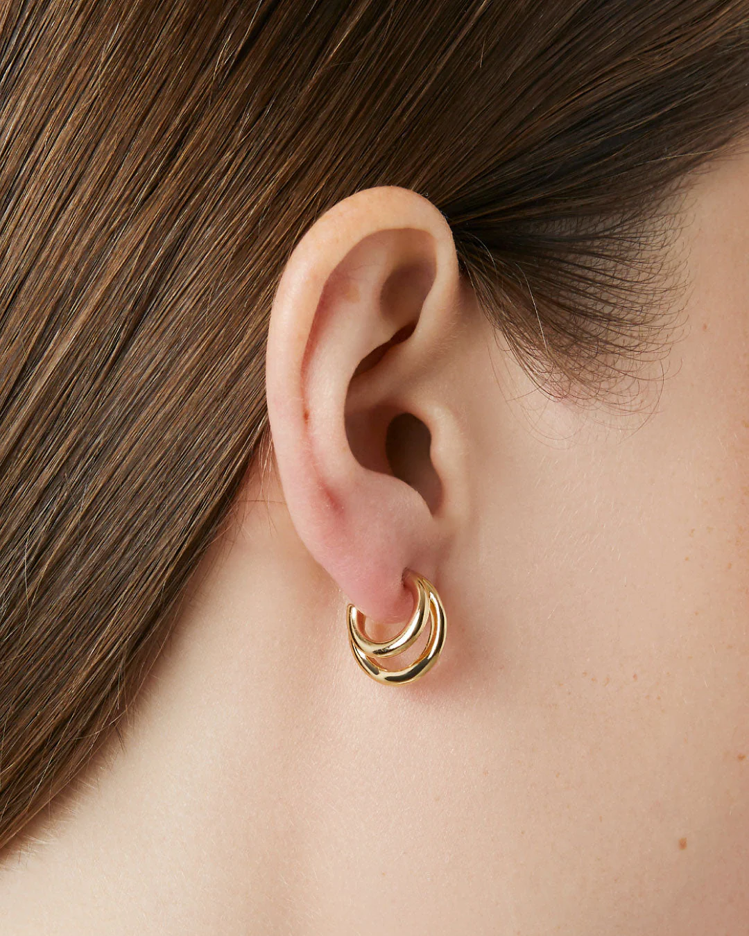 Double Hoop Earrings - Scarlett - Image 2