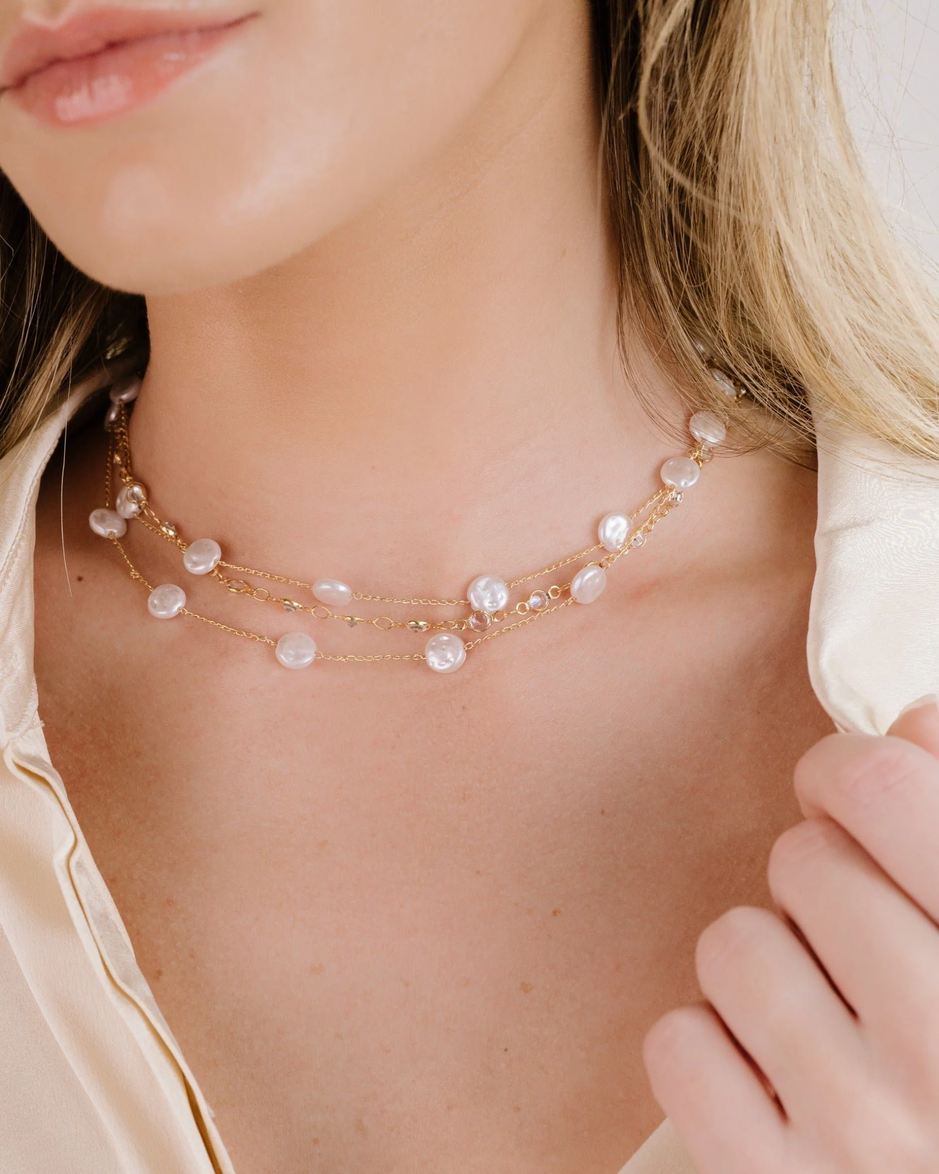 Dressed in Pearls Layered Necklace - Image 5