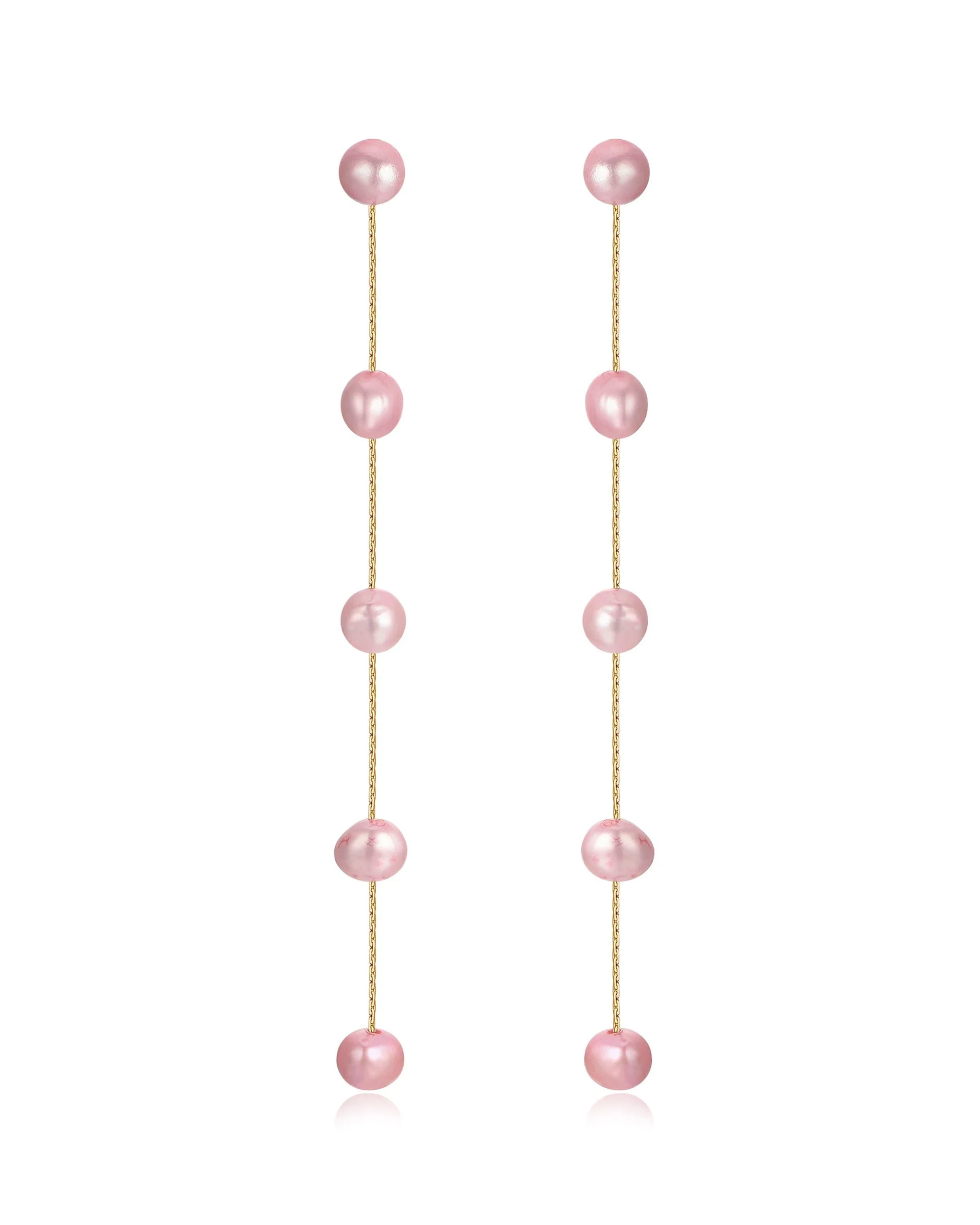 Dripping Pearl Delicate Drop Earrings - Image 17