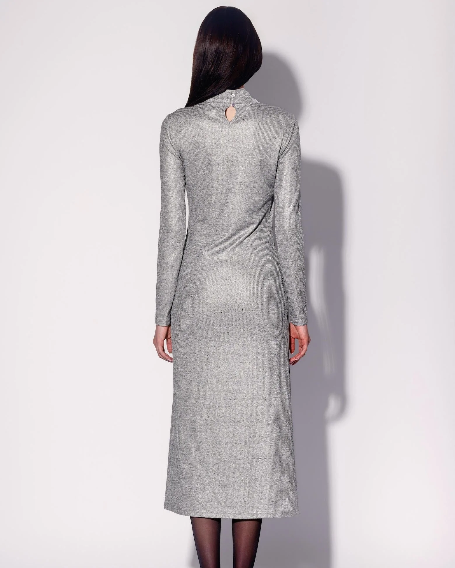 Ella Dress, Silver - Image 4