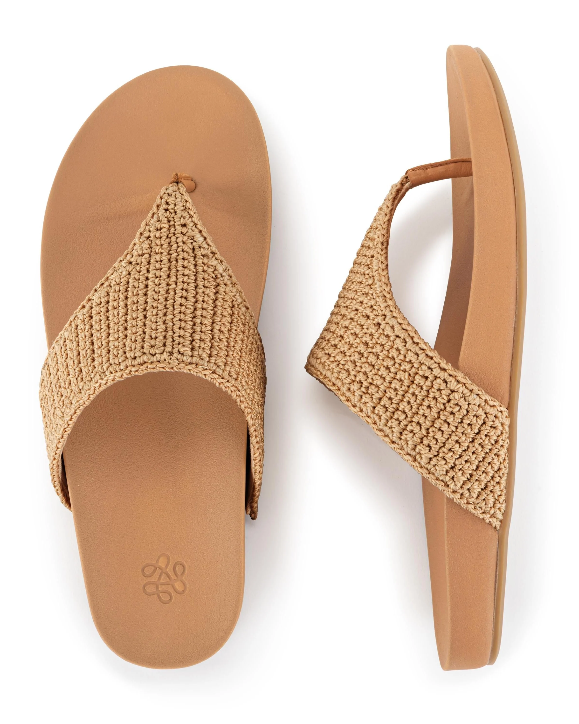 Everly Sandal - Hand Crochet - Bamboo - Image 4