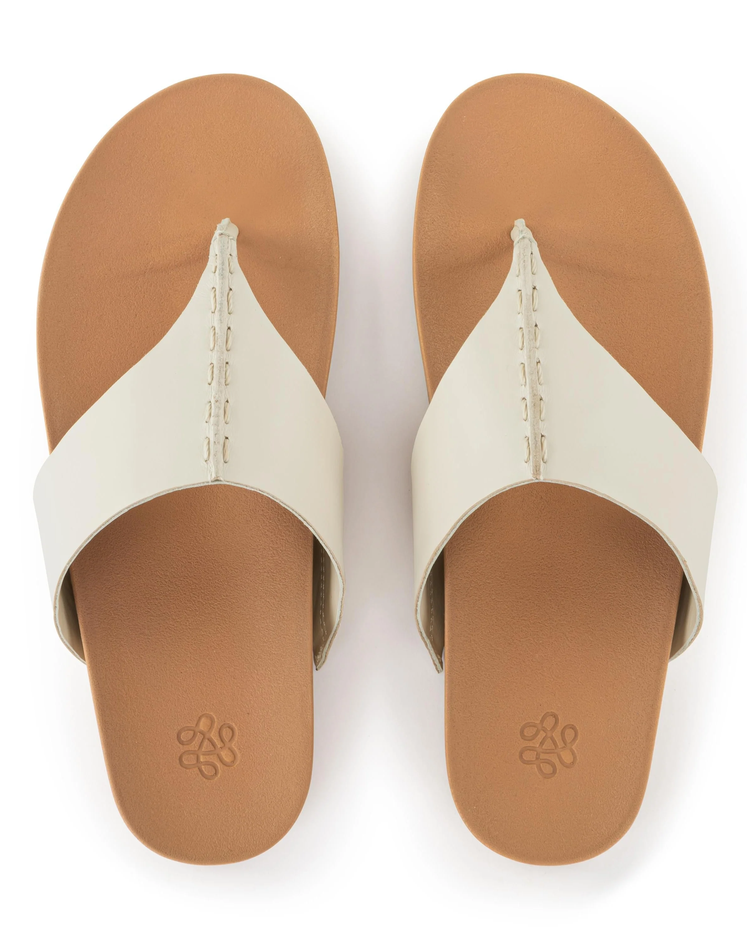 Everly Sandal - Leather - Stone