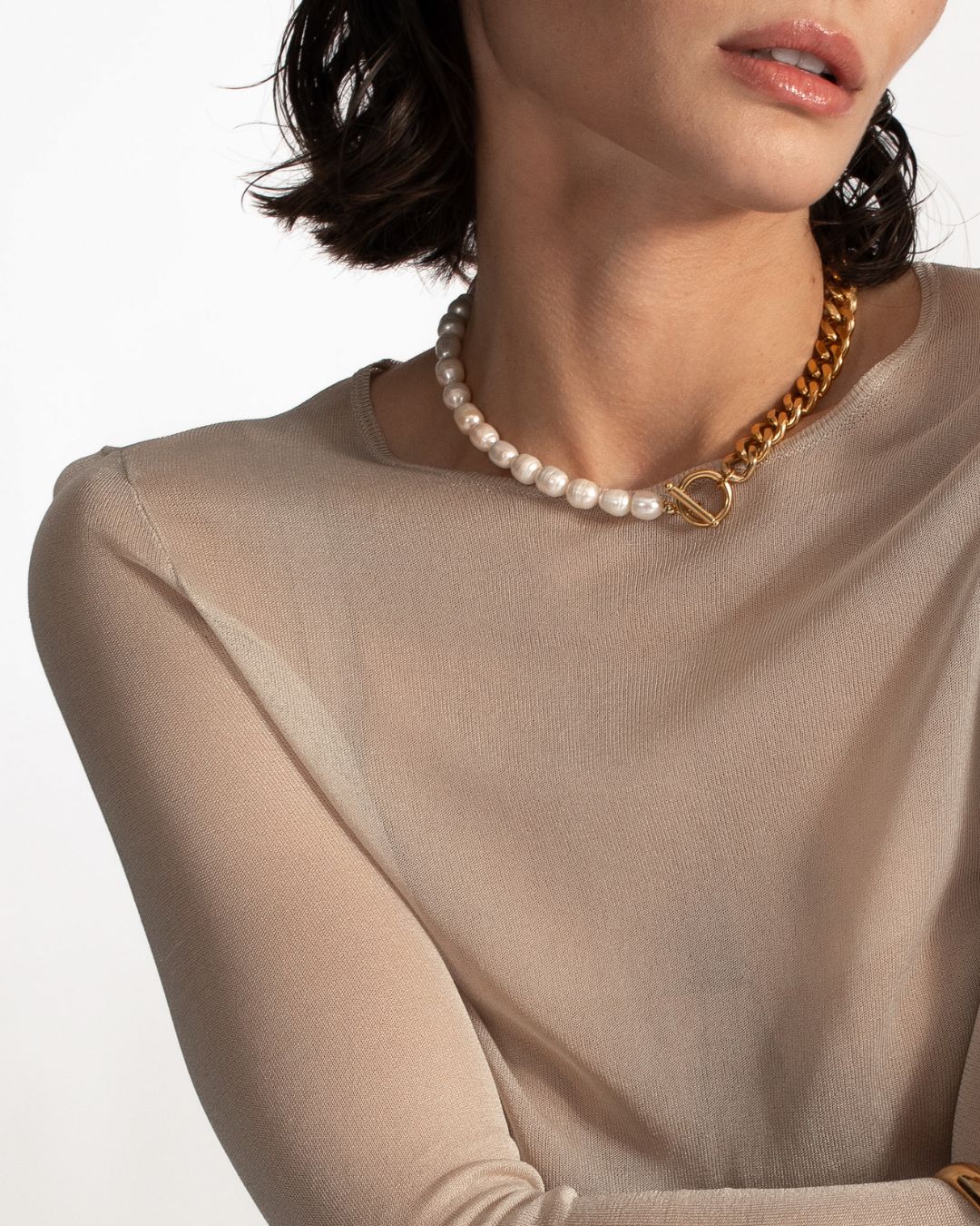 Freshwater Pearl Angelos Necklace - Image 2