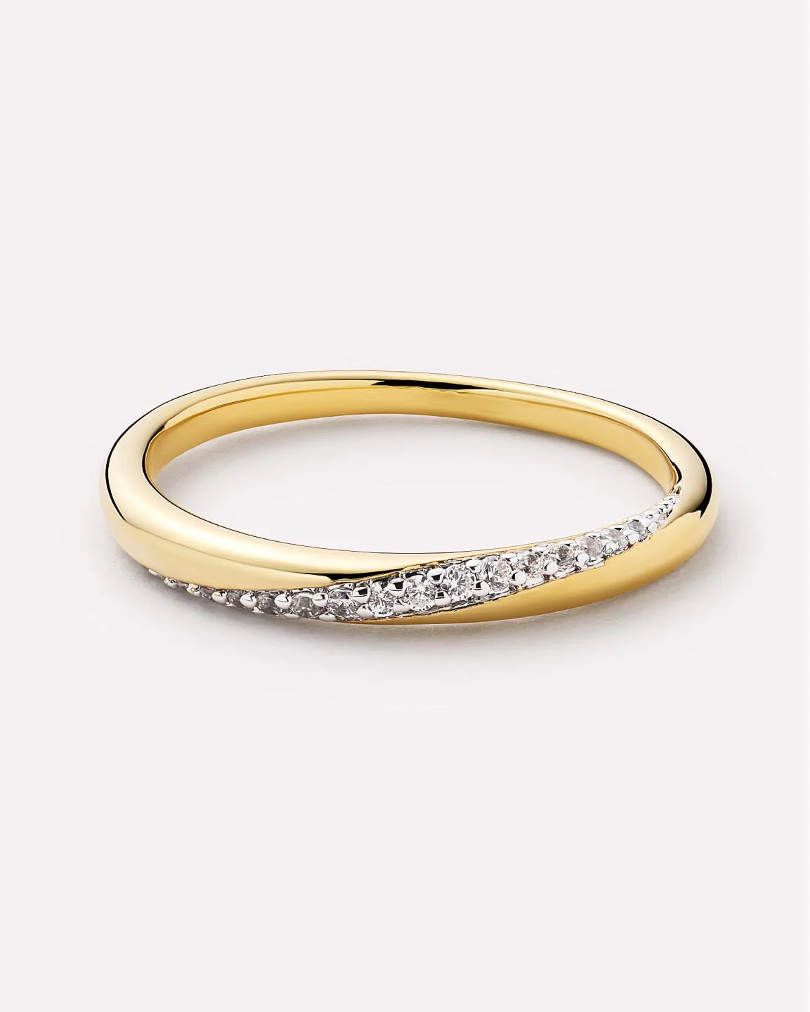 Gold Band Ring - Kira Slim Ring - Image 5
