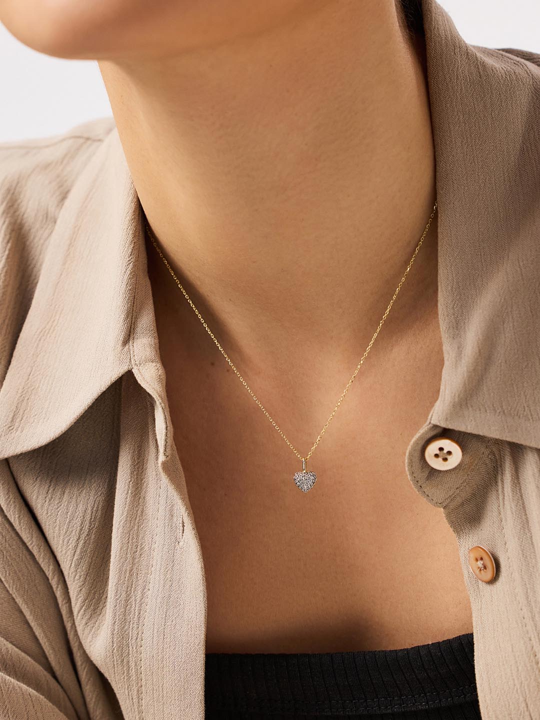 Gold Heart Necklace - Ellery - Image 3