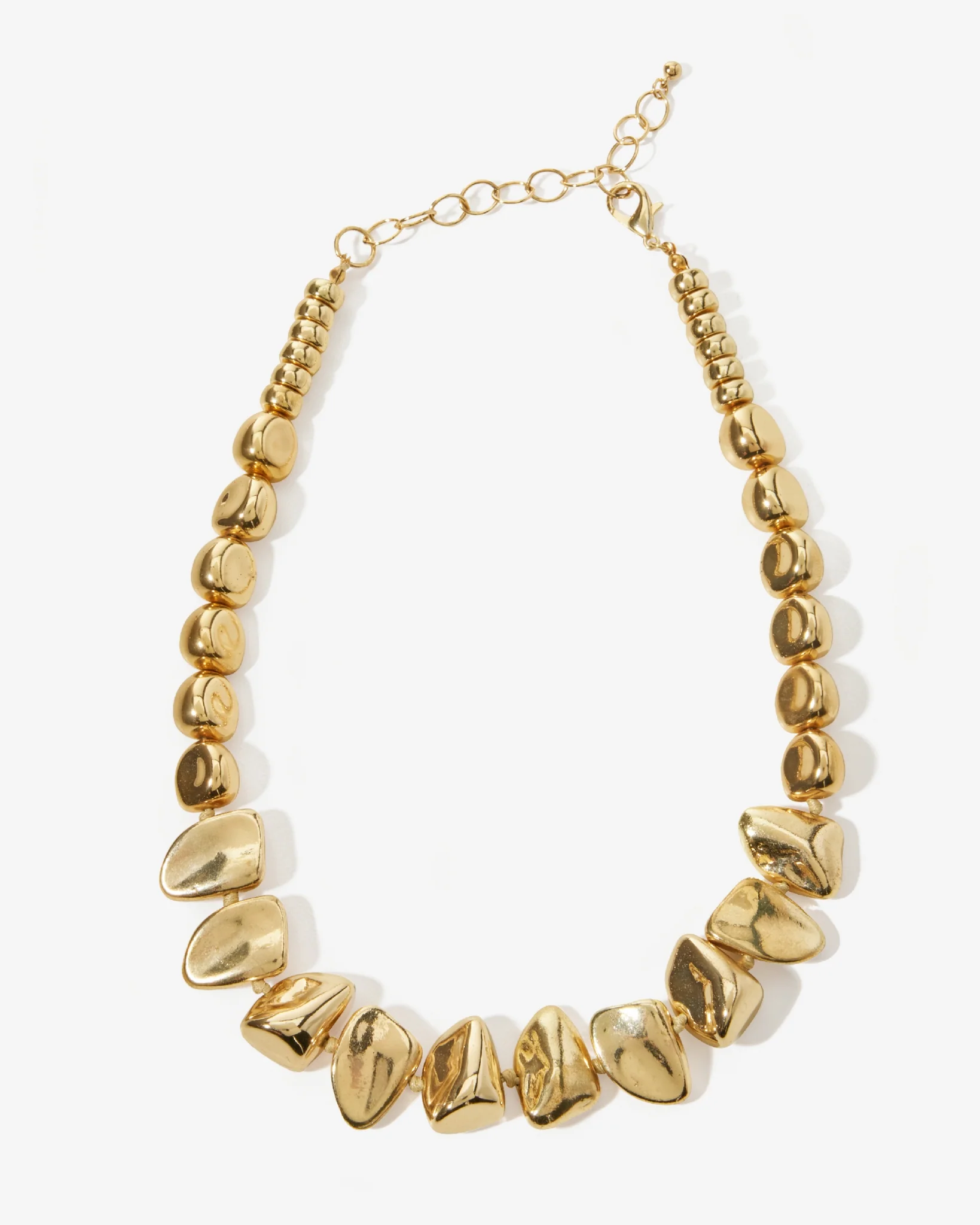 Gold Stone Necklace Gold