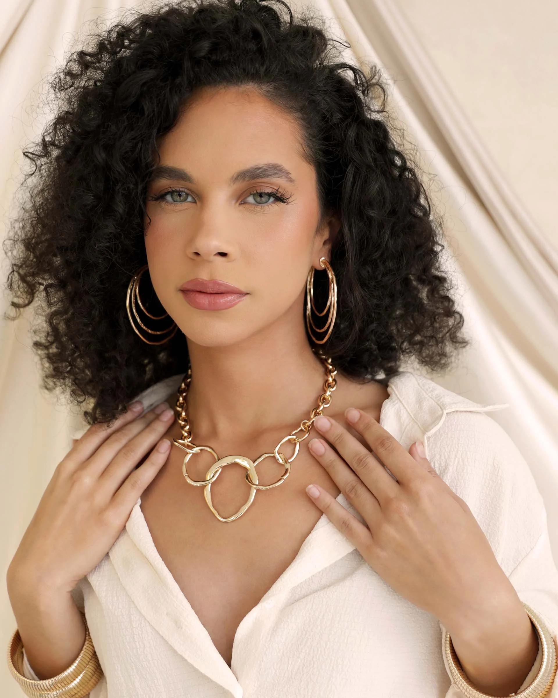 Handworked Hoop Earrings - Image 6