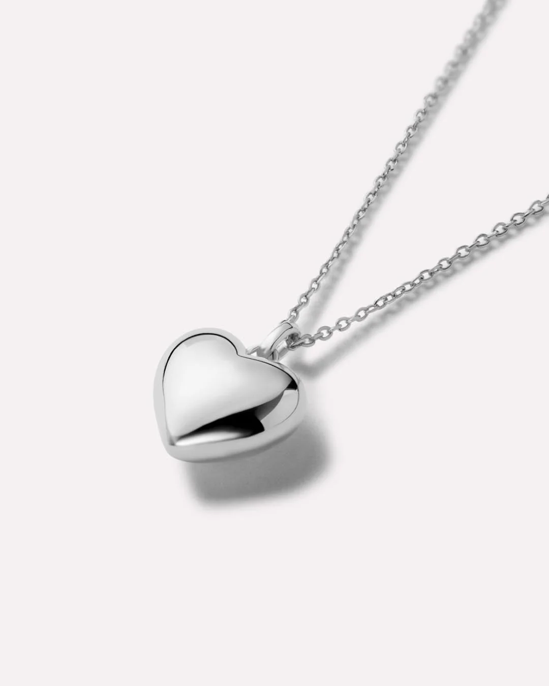 Heart Necklace - Lev Small Silver - Image 5