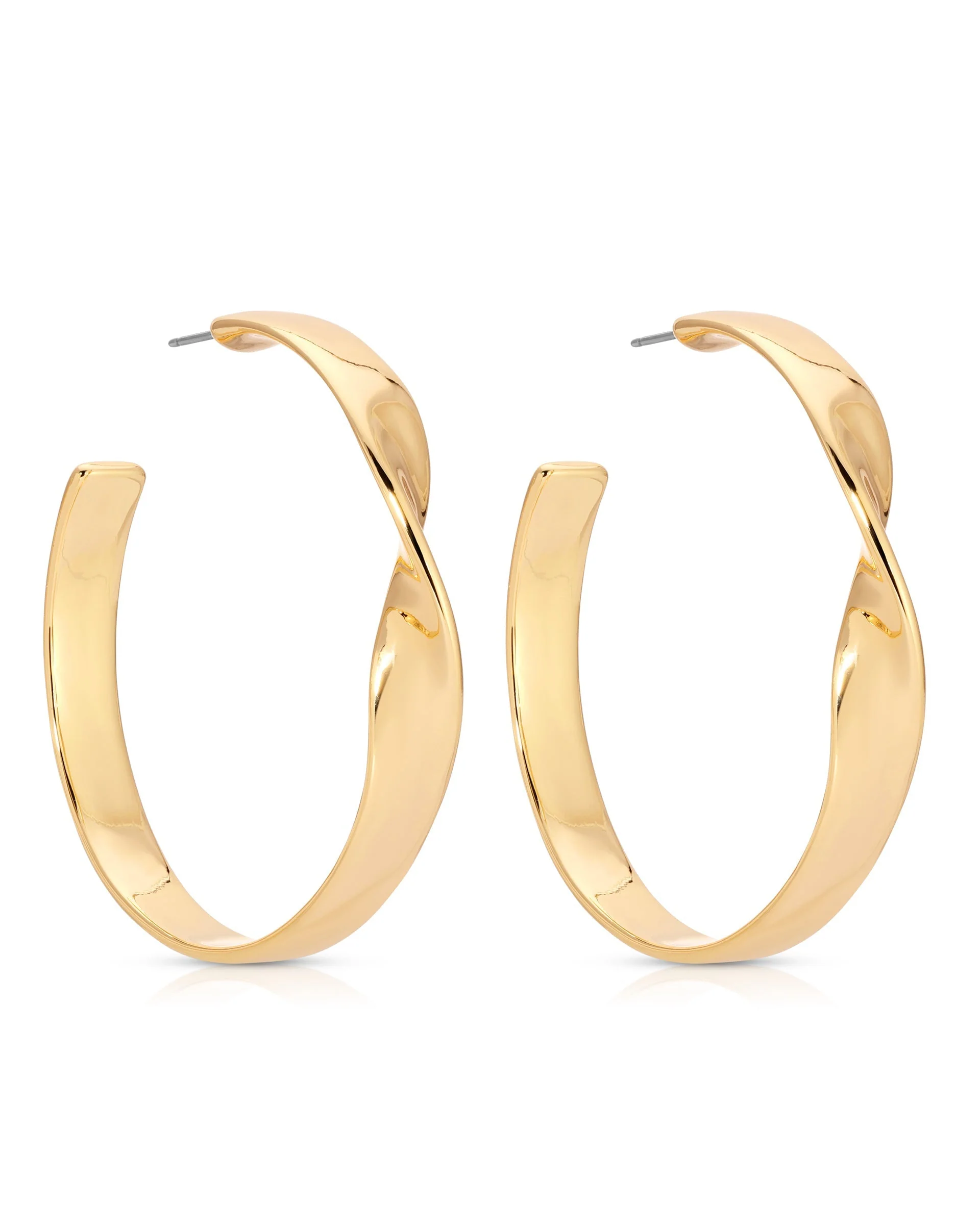 Heirloom Twist Large Hoops - Image 7