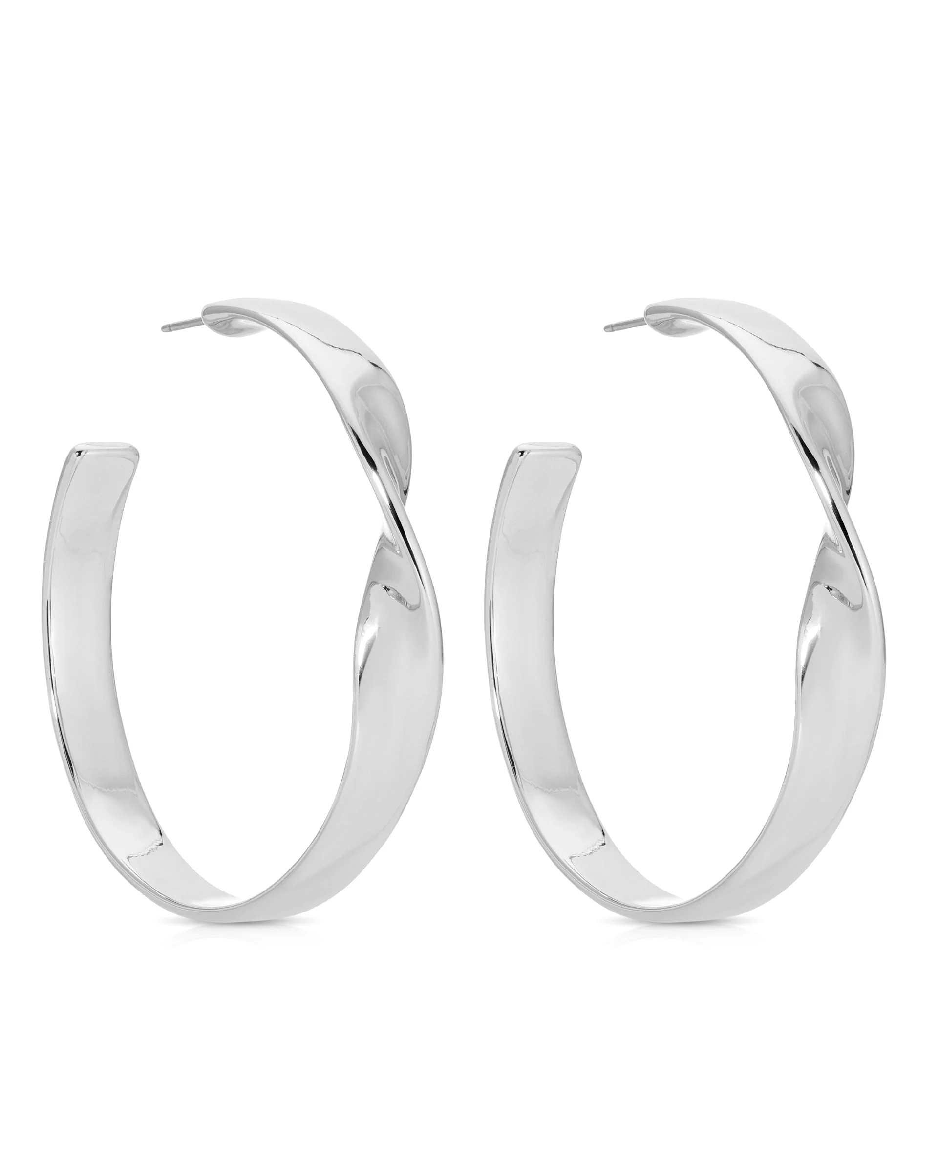 Heirloom Twist Large Hoops - Image 9