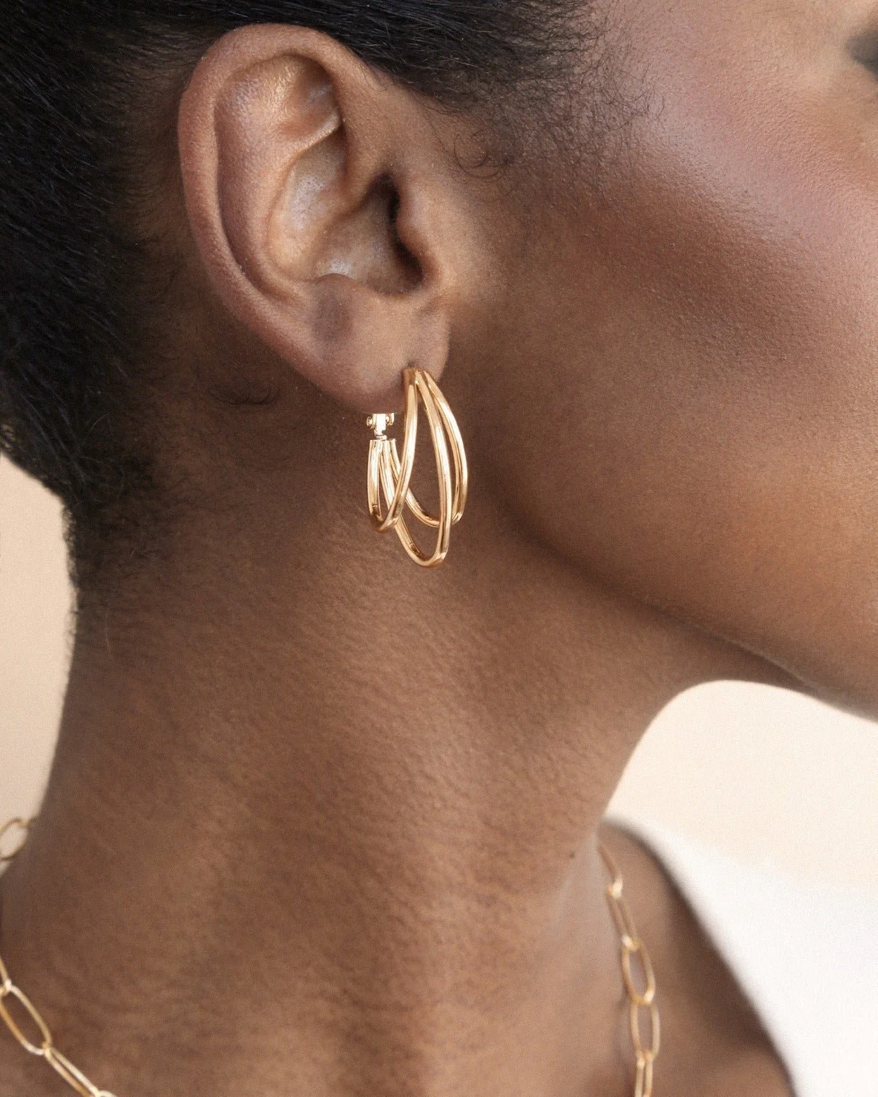 Helena Hoop Earrings - Image 2