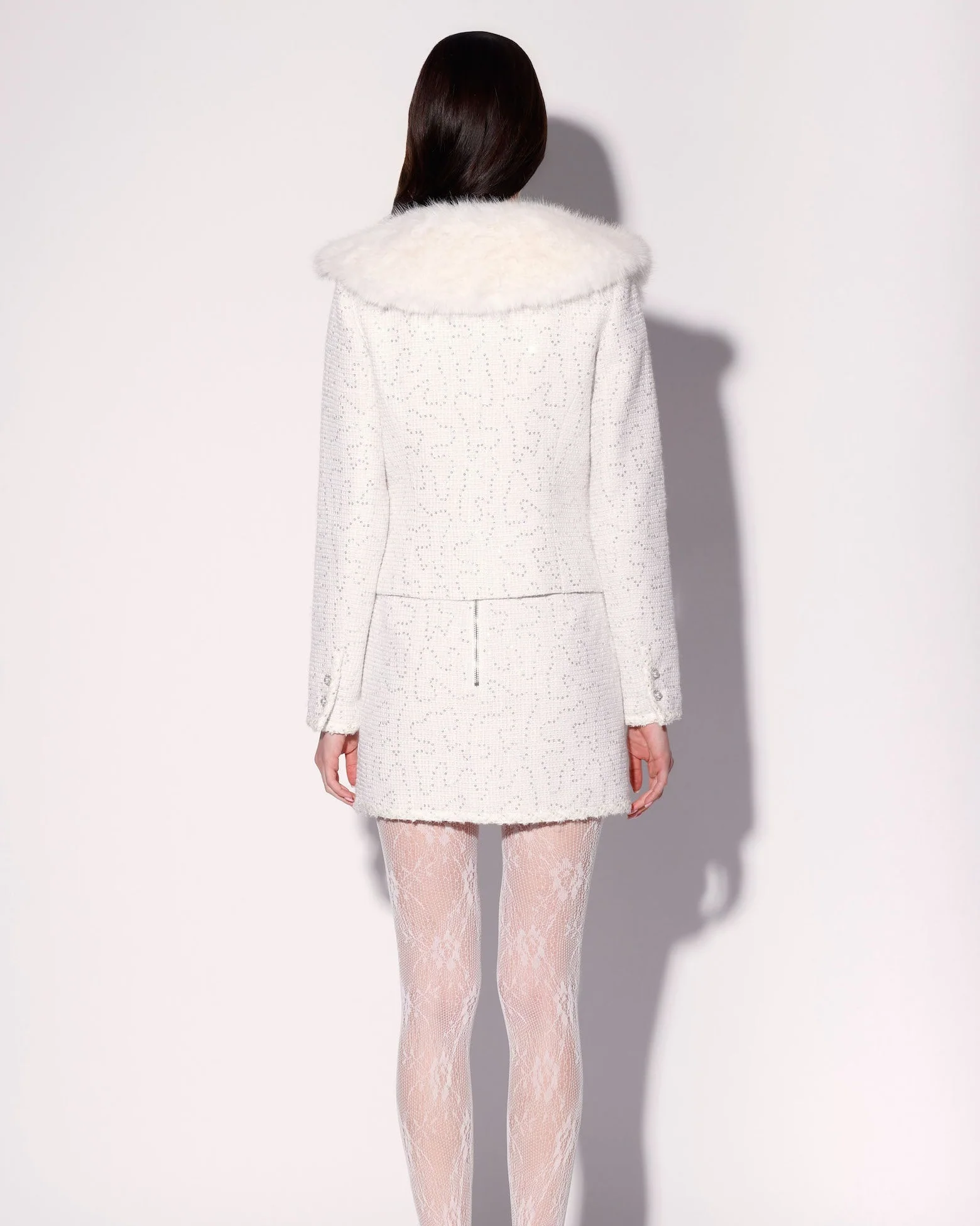 Hellen Jacket, White Sparkle Tweed - Image 4