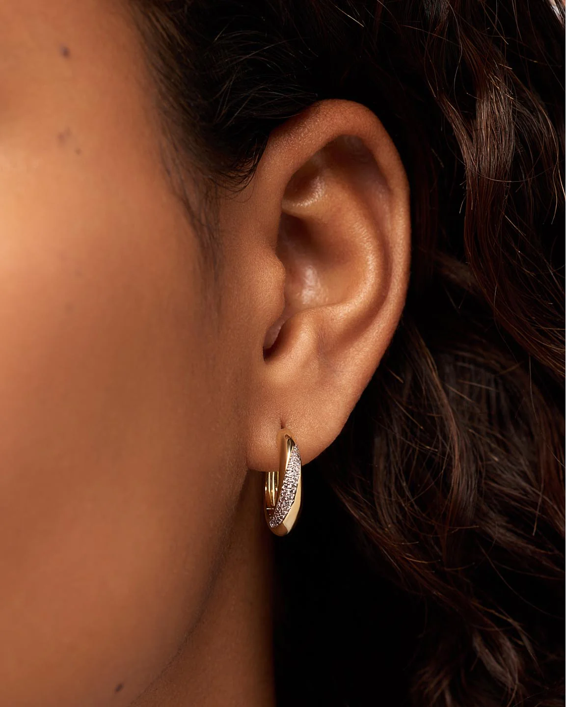 Hoop Earrings - Kira Bold Hoops - Image 2