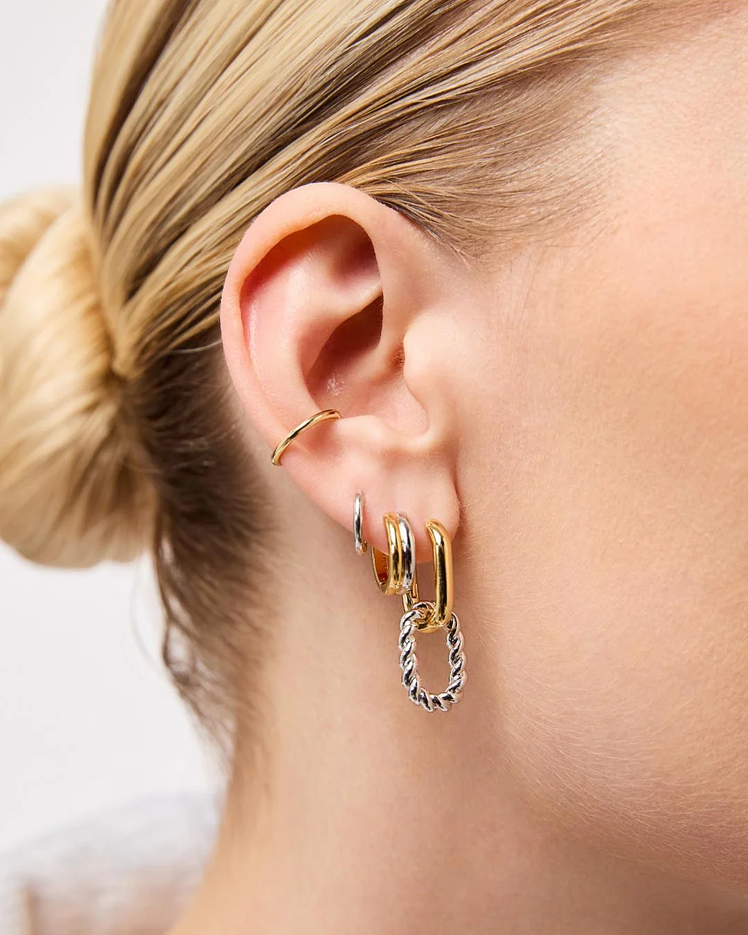 Huggie Hoop Earrings - Asher - Image 2