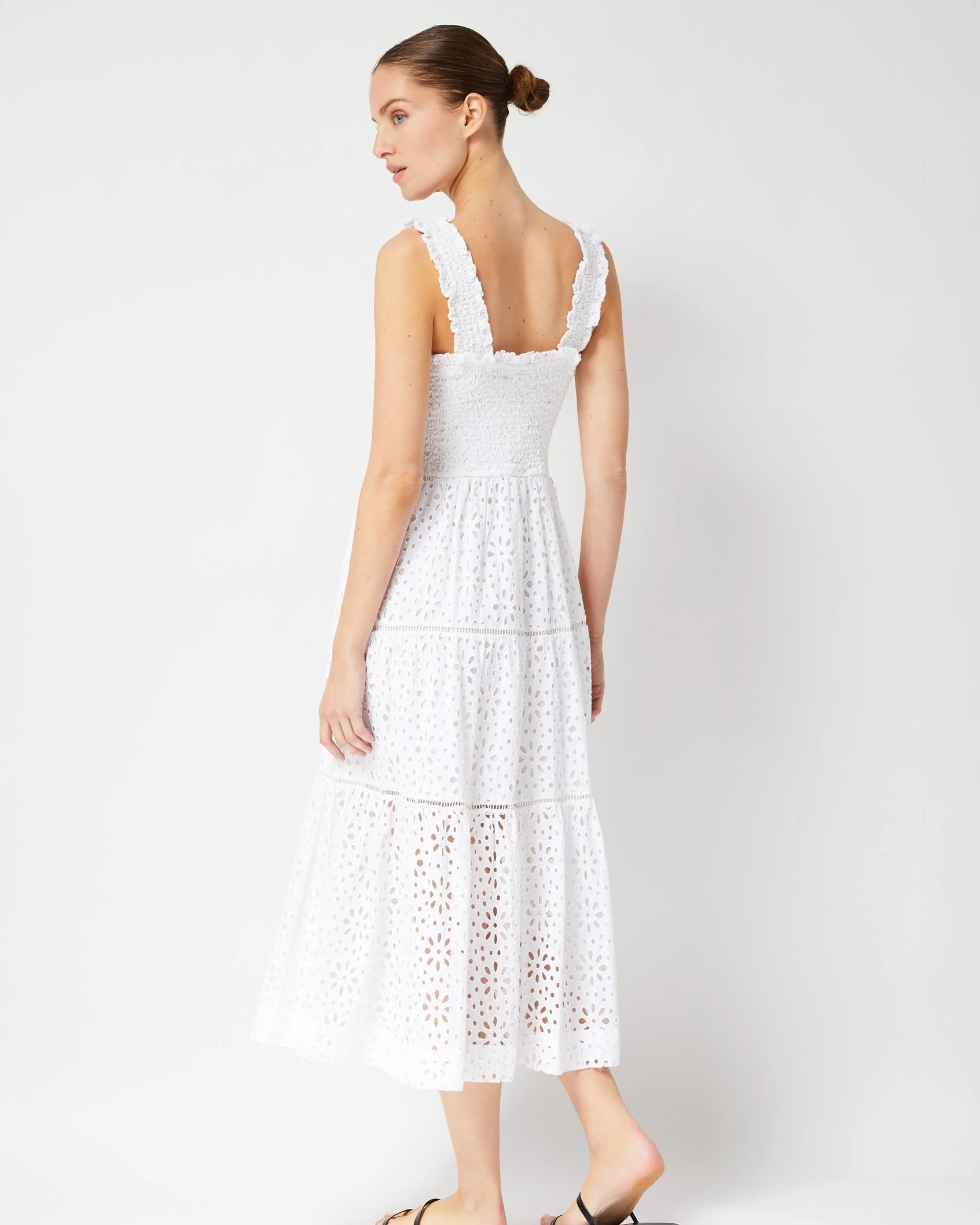 Kristen Dress Fresh White Seaside Eyelet - Image 10