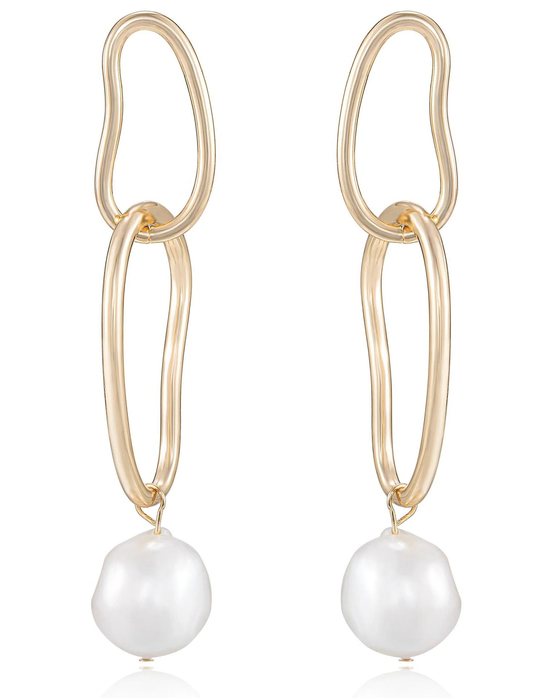 Mara Dangle Pearl Earrings