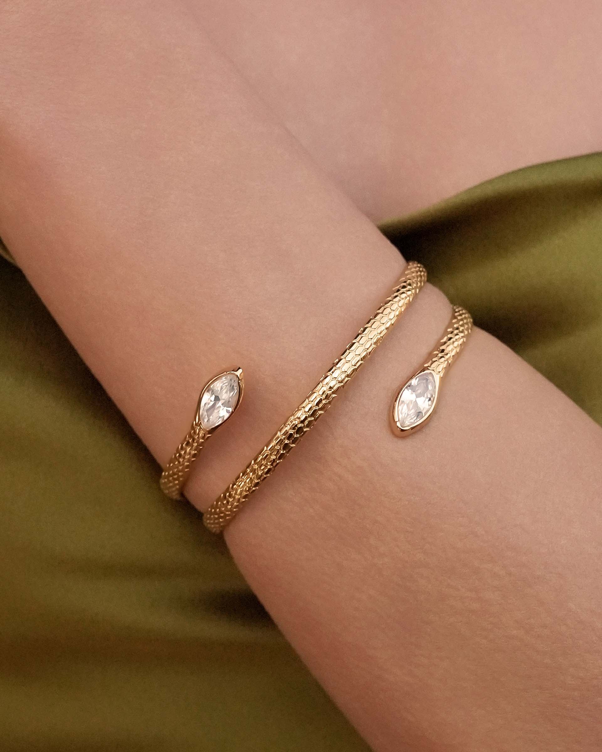 Marquise Coiled Bangle - Image 2
