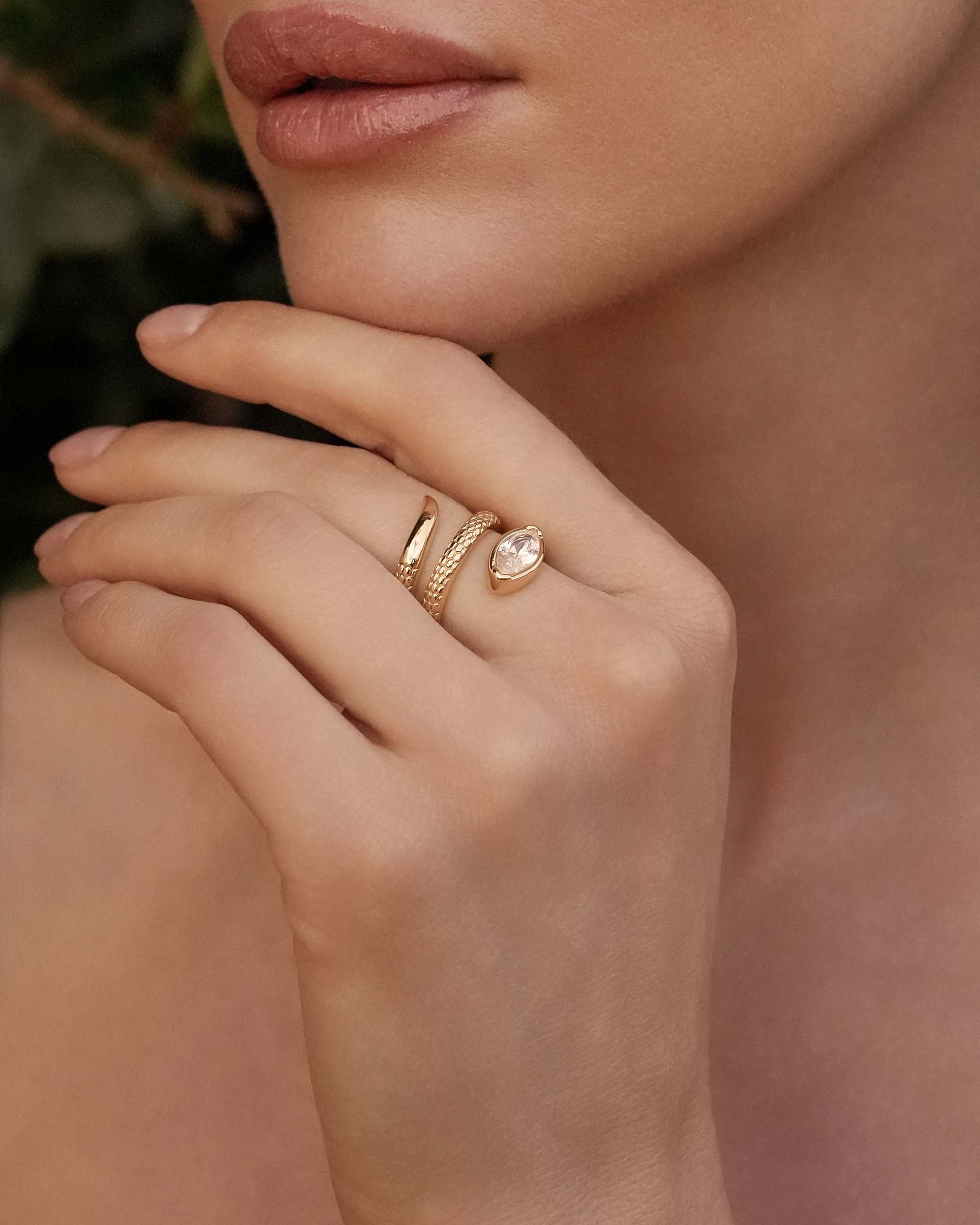 Marquise Coiled Ring - Image 2