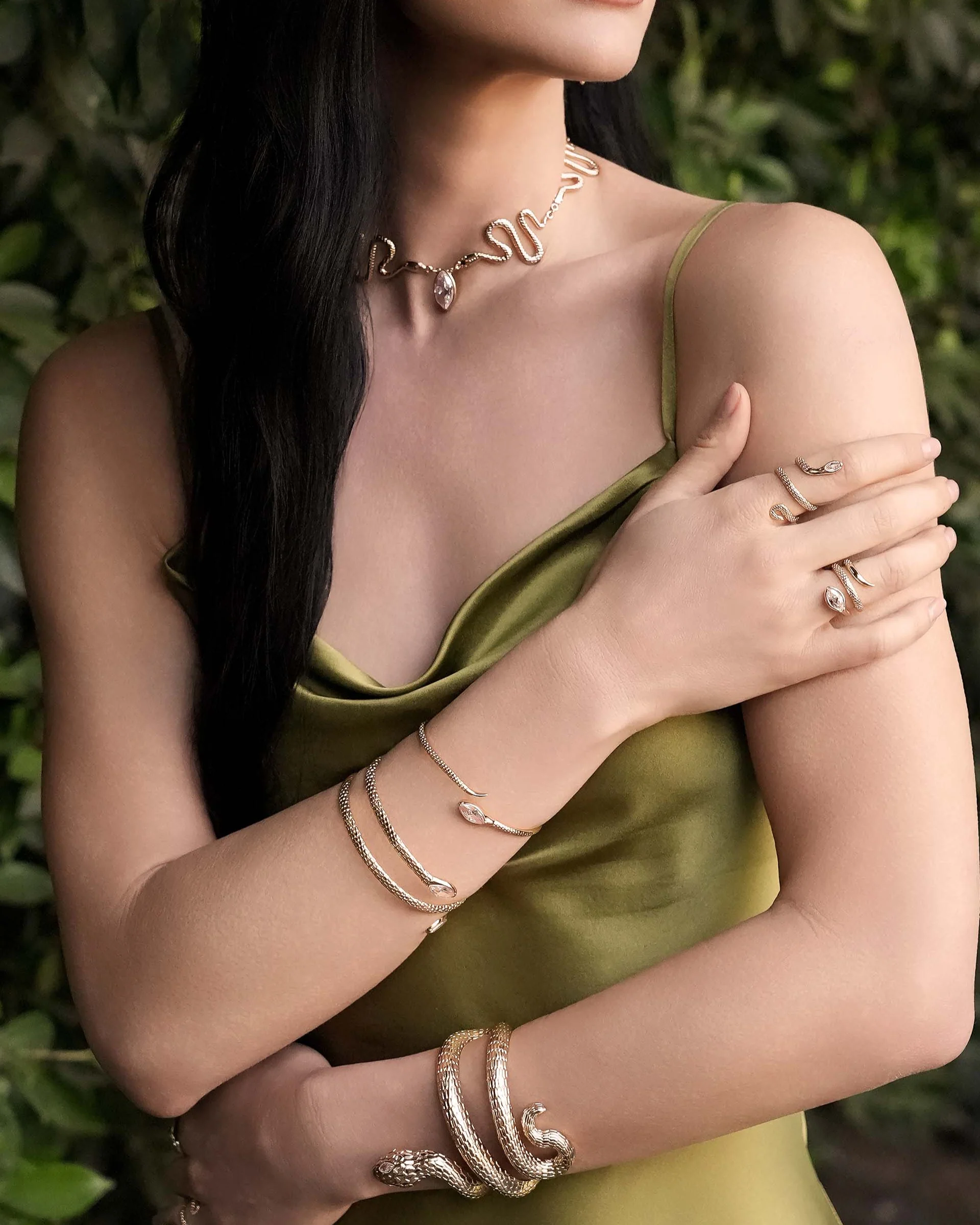 Marquise Crystal Cuff - Image 7