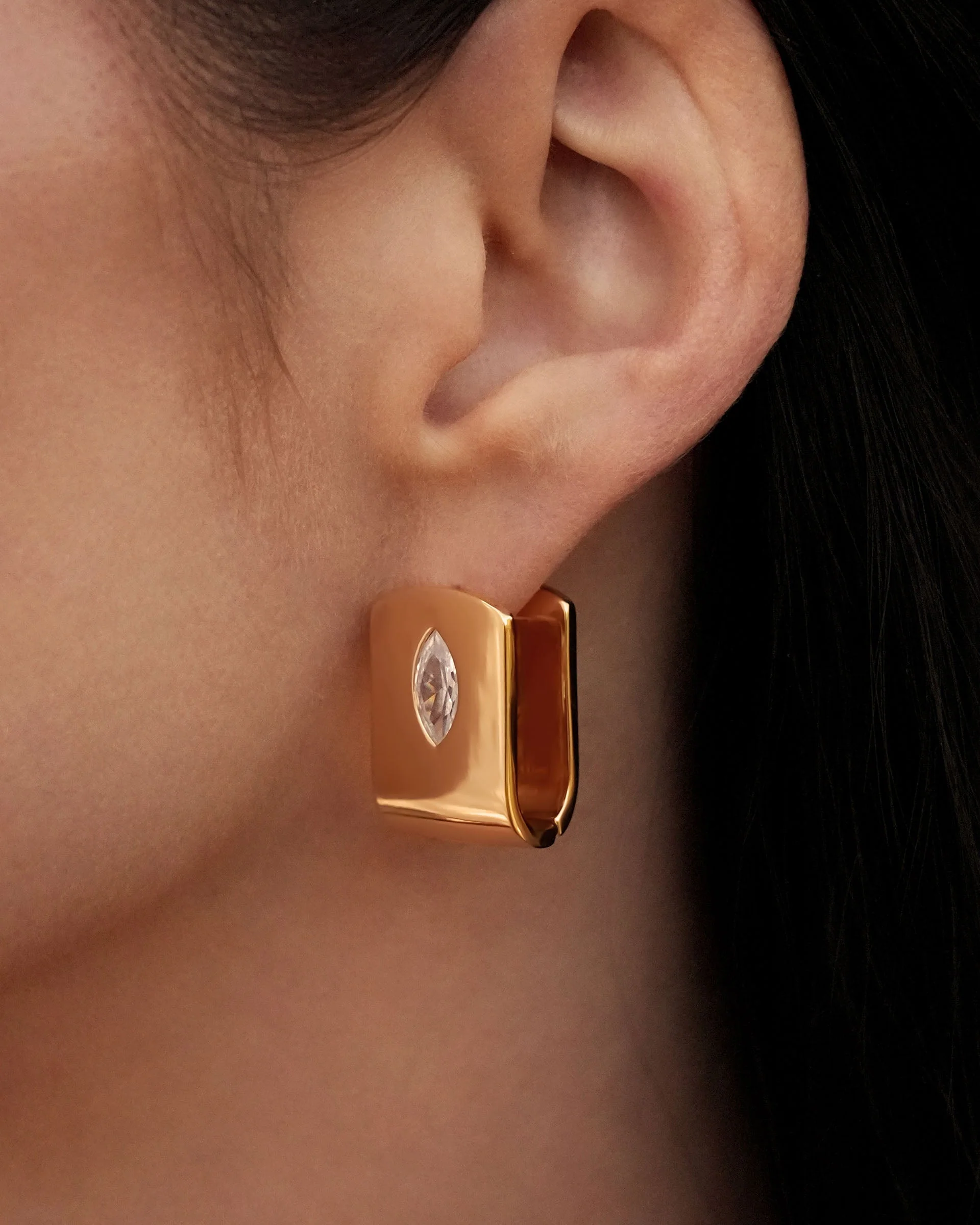 Marquise Crystal Huggies - Image 2