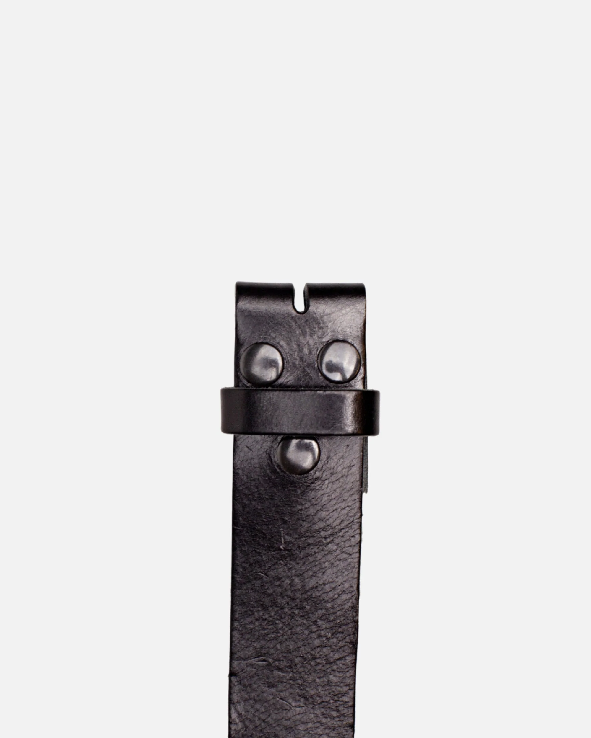 Mia | Black Smooth Leather Belt Strap - Image 5