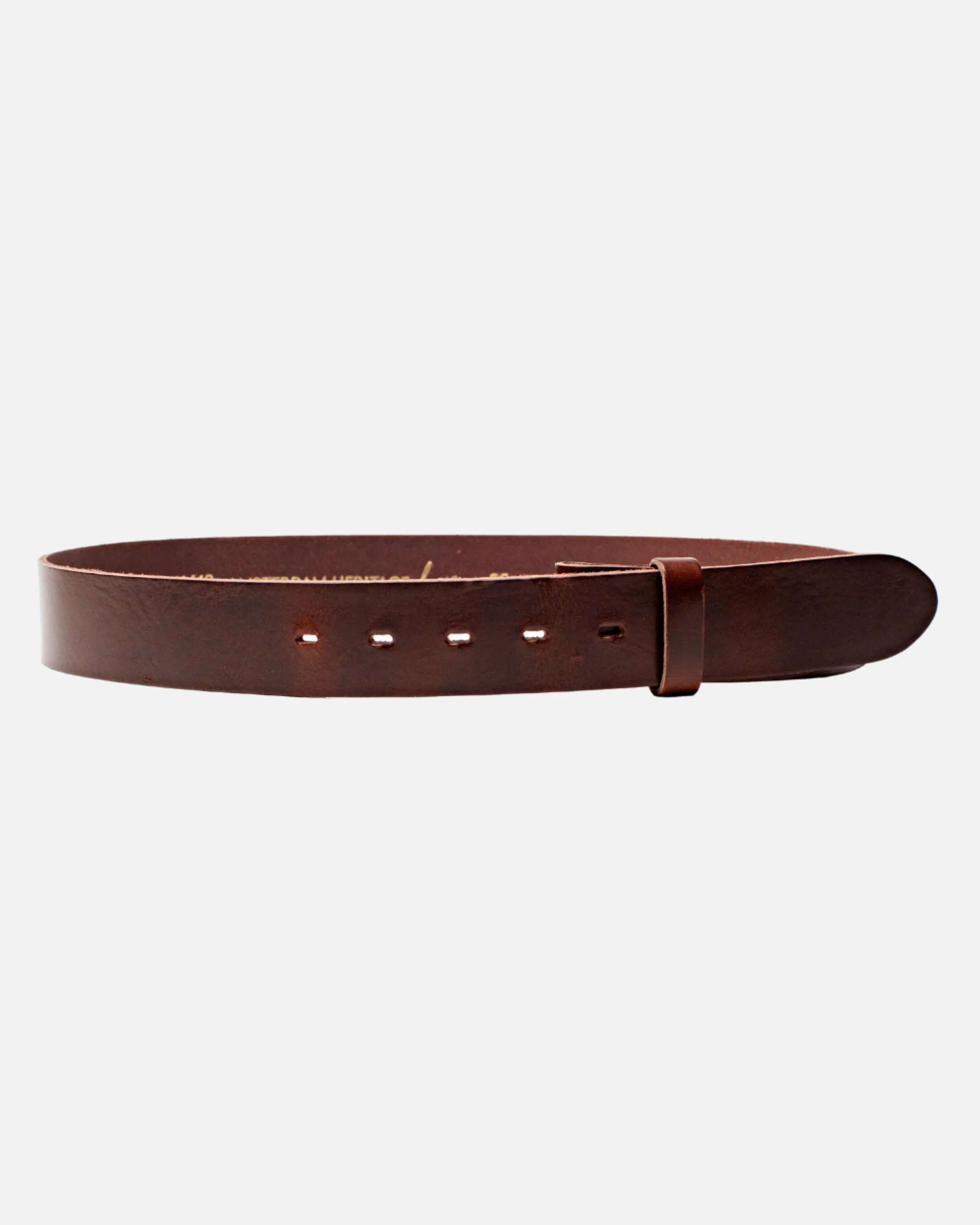 Mia | Brown Smooth Leather Belt Strap - Image 3