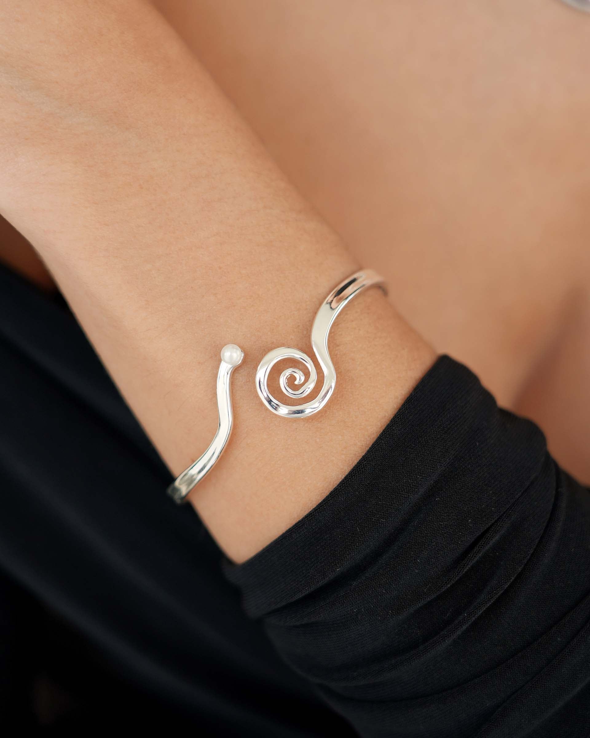 Mini Aura Swirl Cuff - Image 4