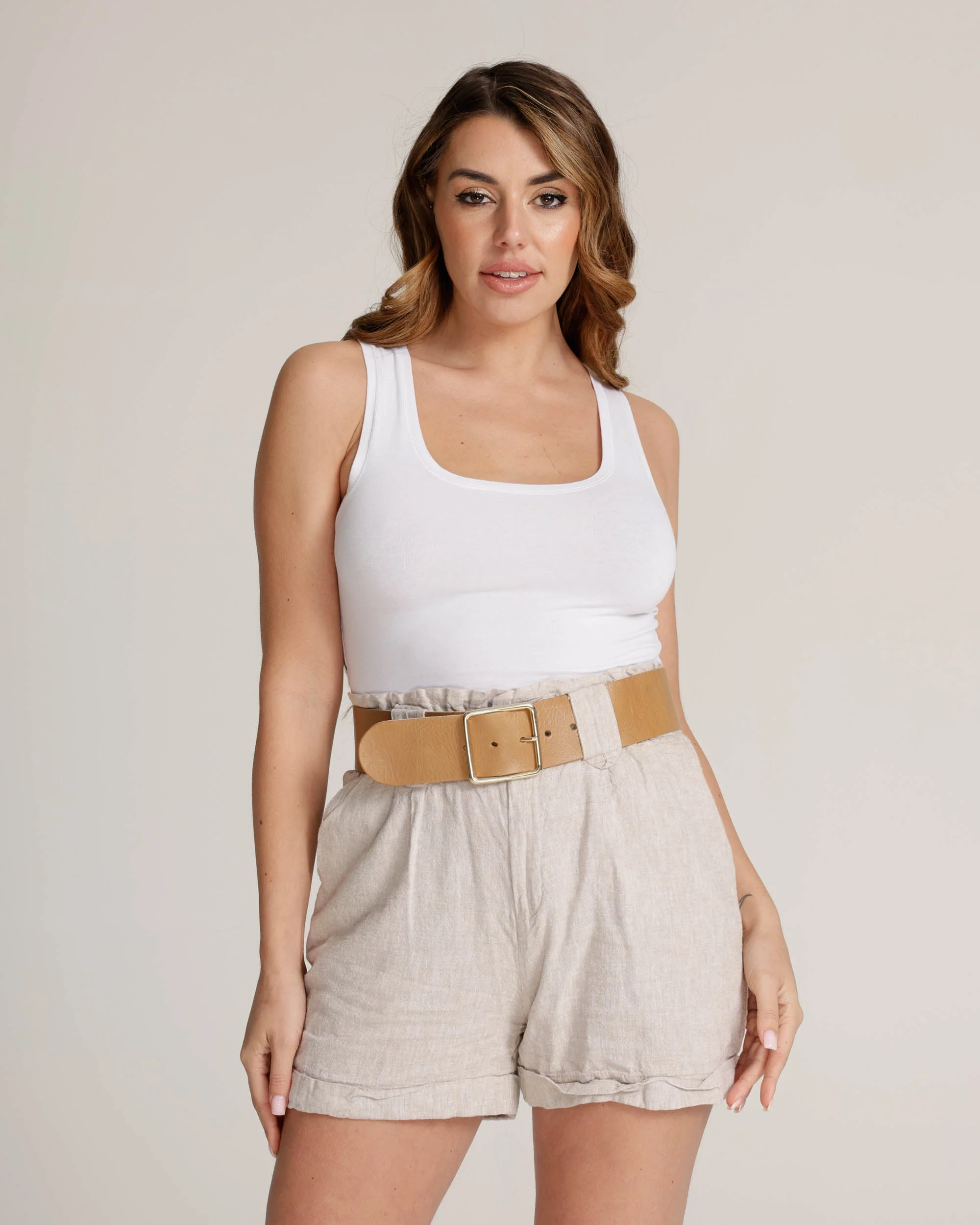 Naomi | Wide Leather Waist Belt - Image 7