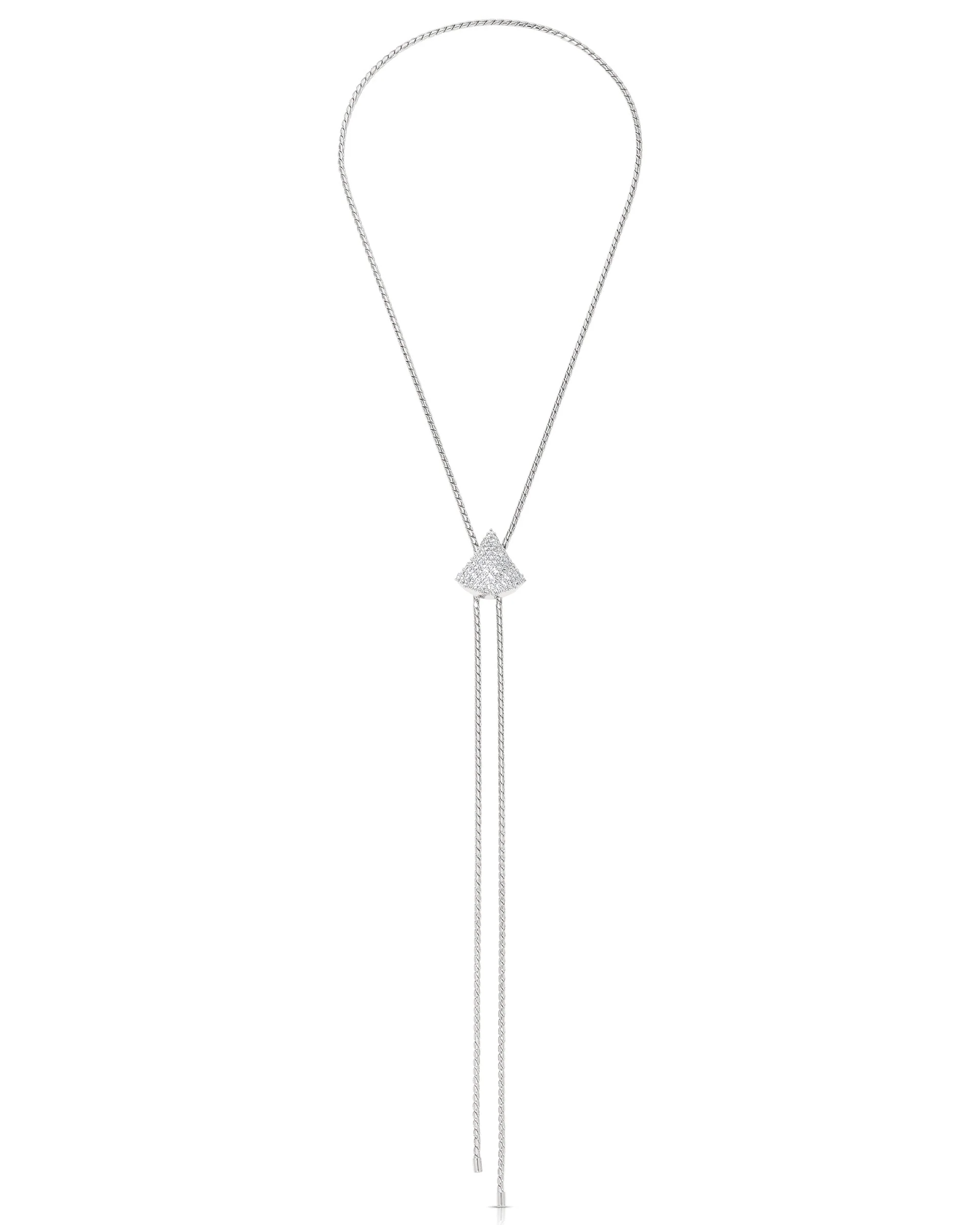 Pavé Shine Bolo Necklace - Image 5