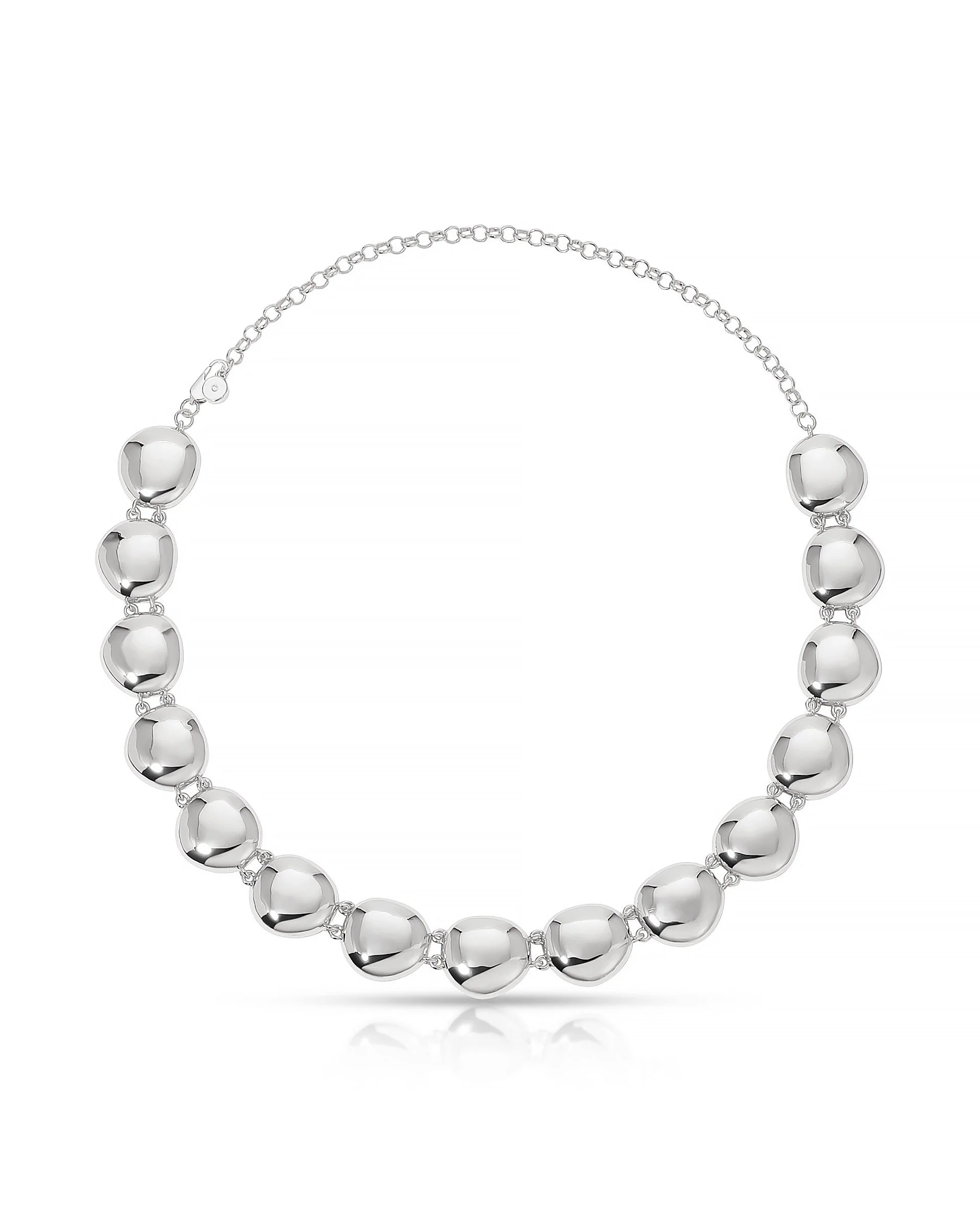 Polished Pebble Choker Necklace - Image 8