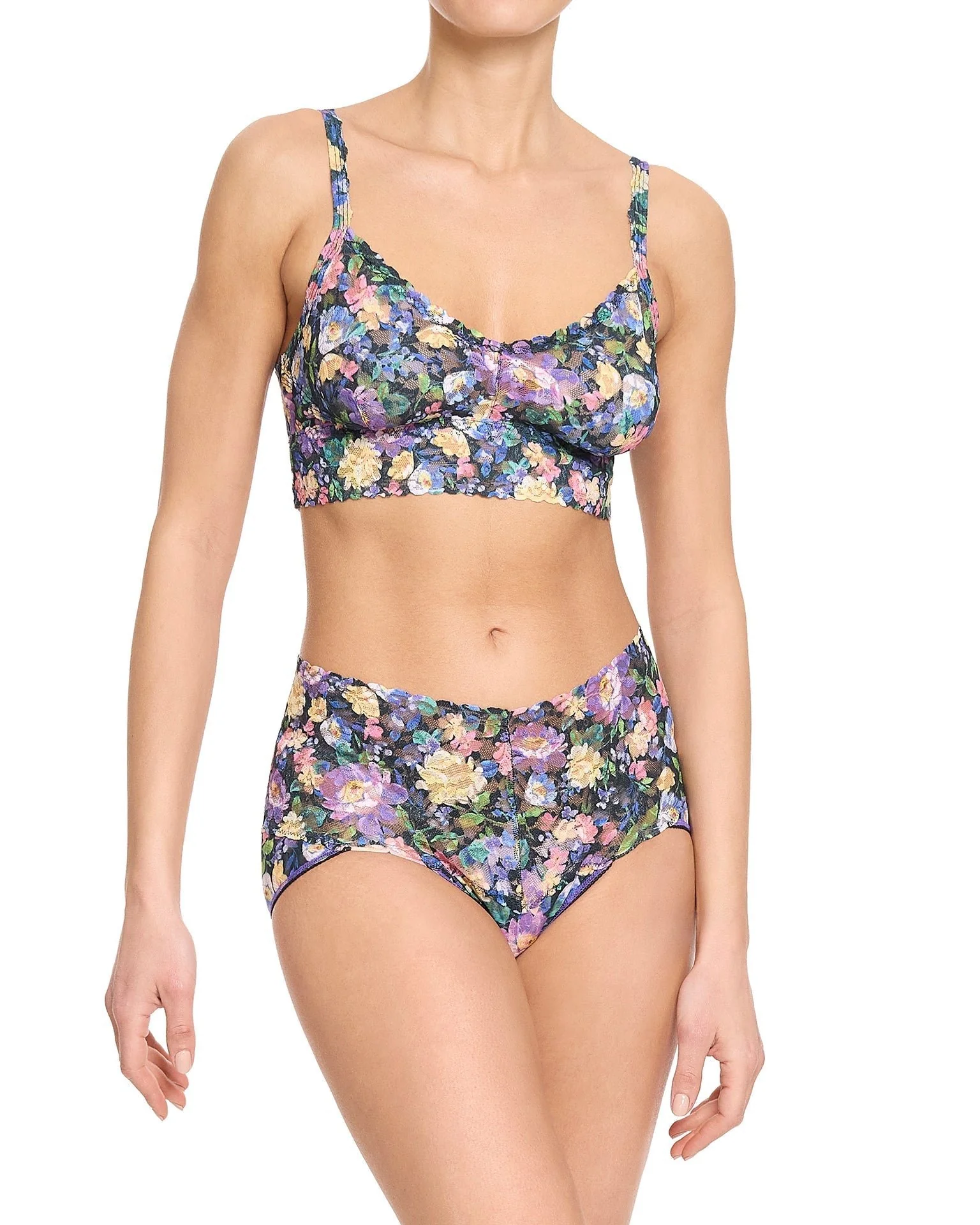 Printed Retro Lace V-Kini Dream Garden - Image 3