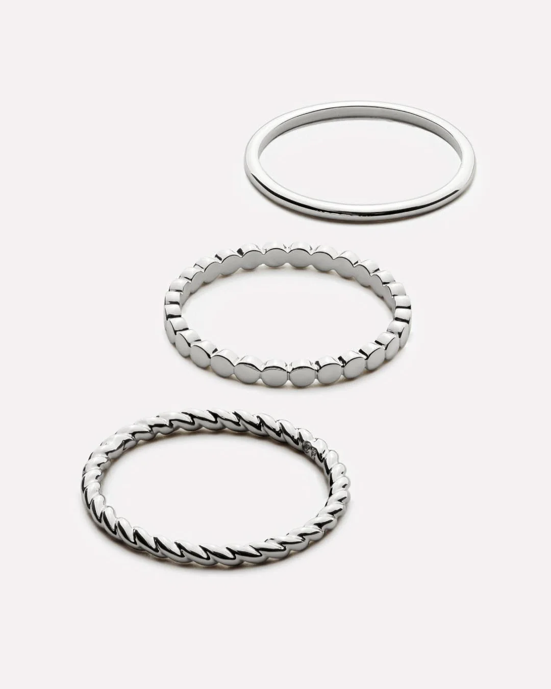 Ring Set - Adrianna Set Silver