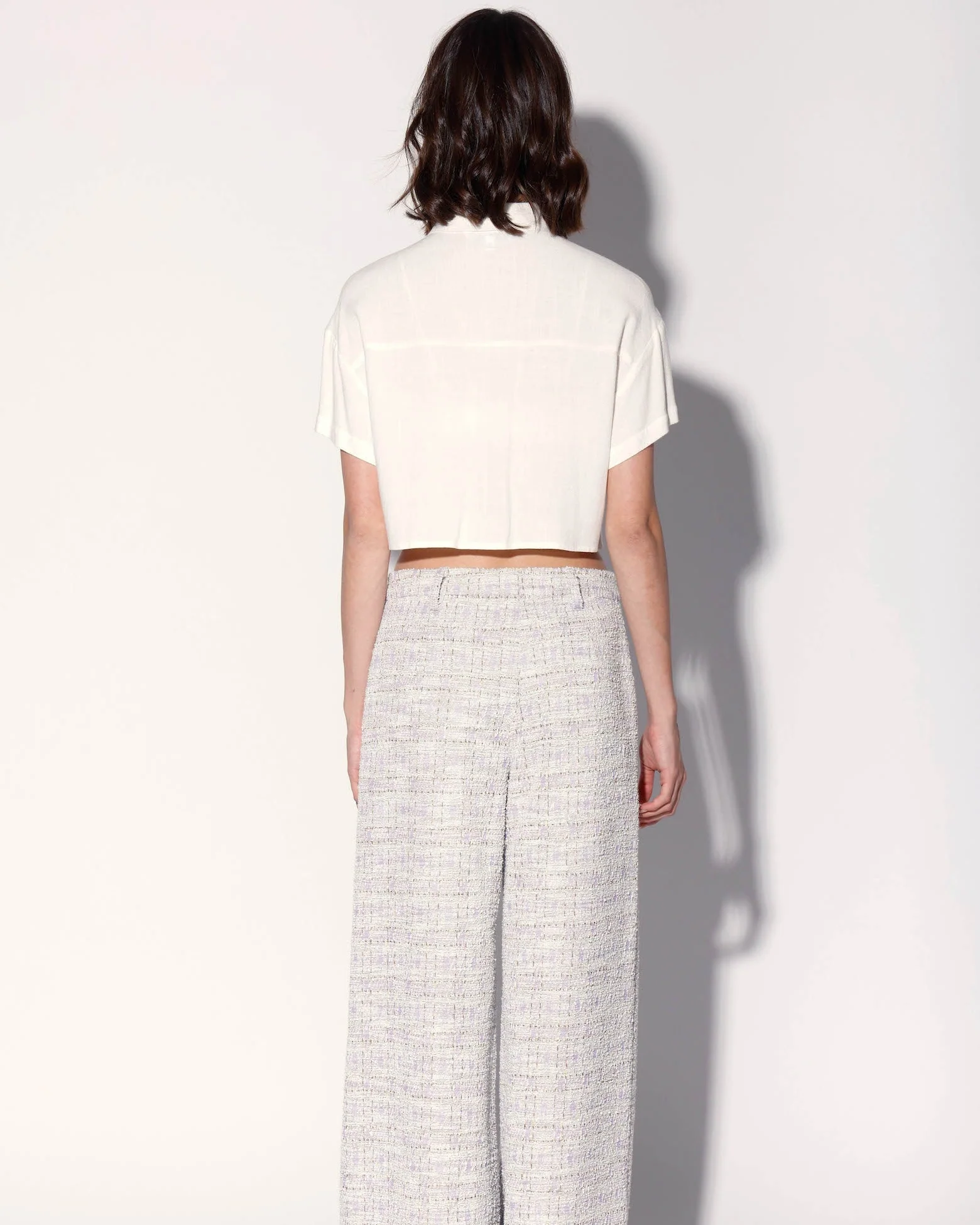 Sandro Pant, Lilac Tweed - Image 4