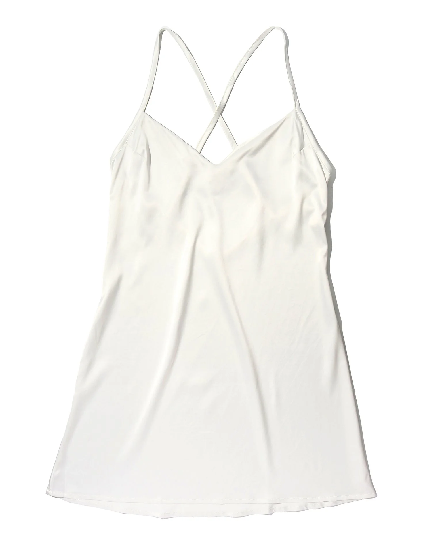 Satin Sleep Chemise Light Ivory - Image 2