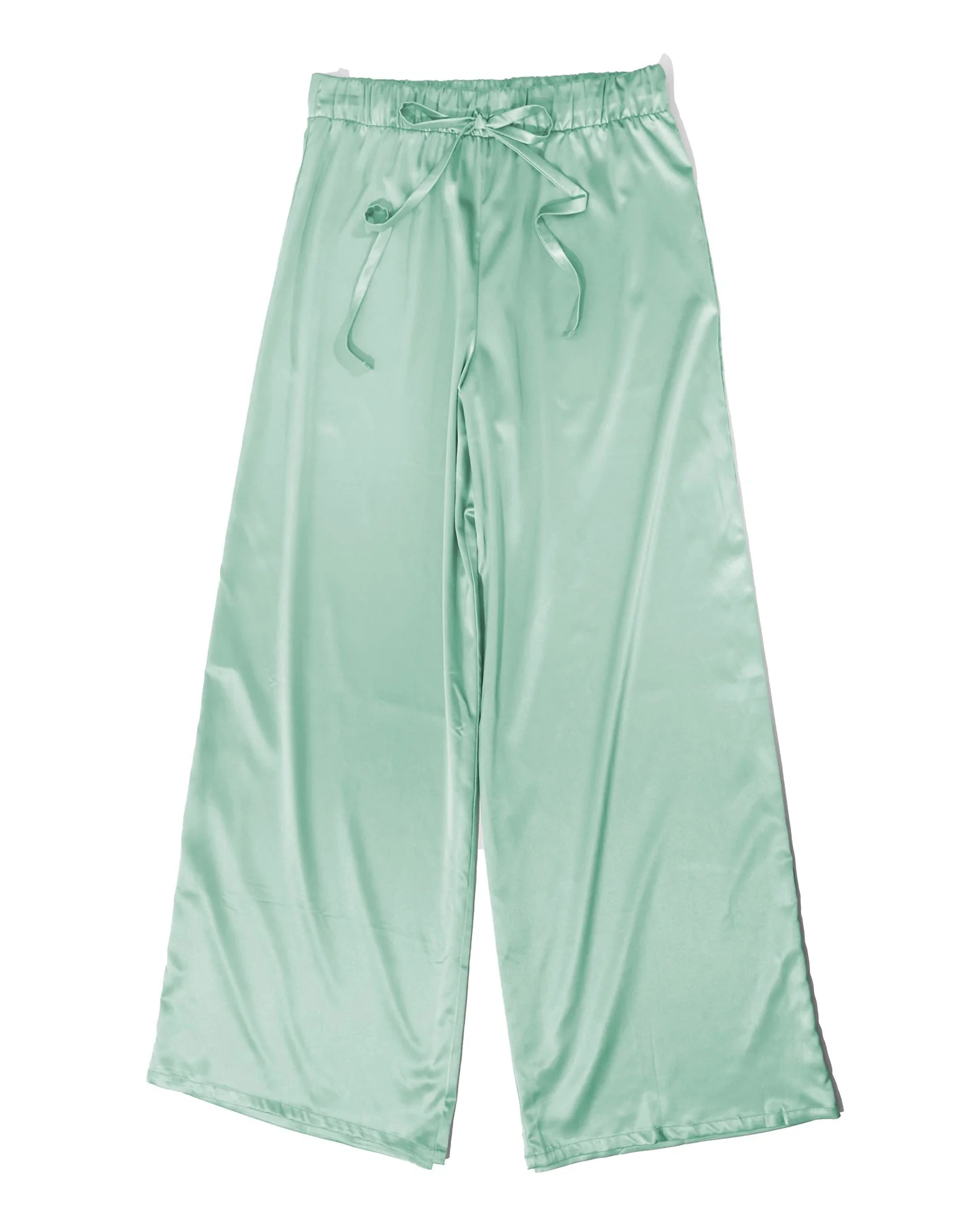 Satin Sleep Pant Green Tea - Image 5